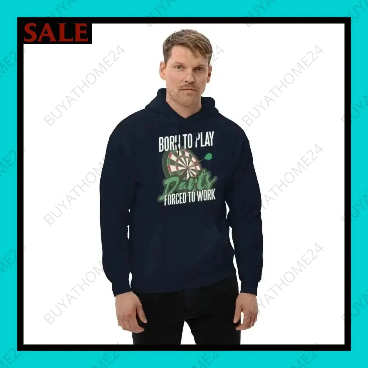 Herren Hoodie S-5XL - BUYATHOME24 - Hoodiedruck - GERMANY - HERRENMODE, Hoodie