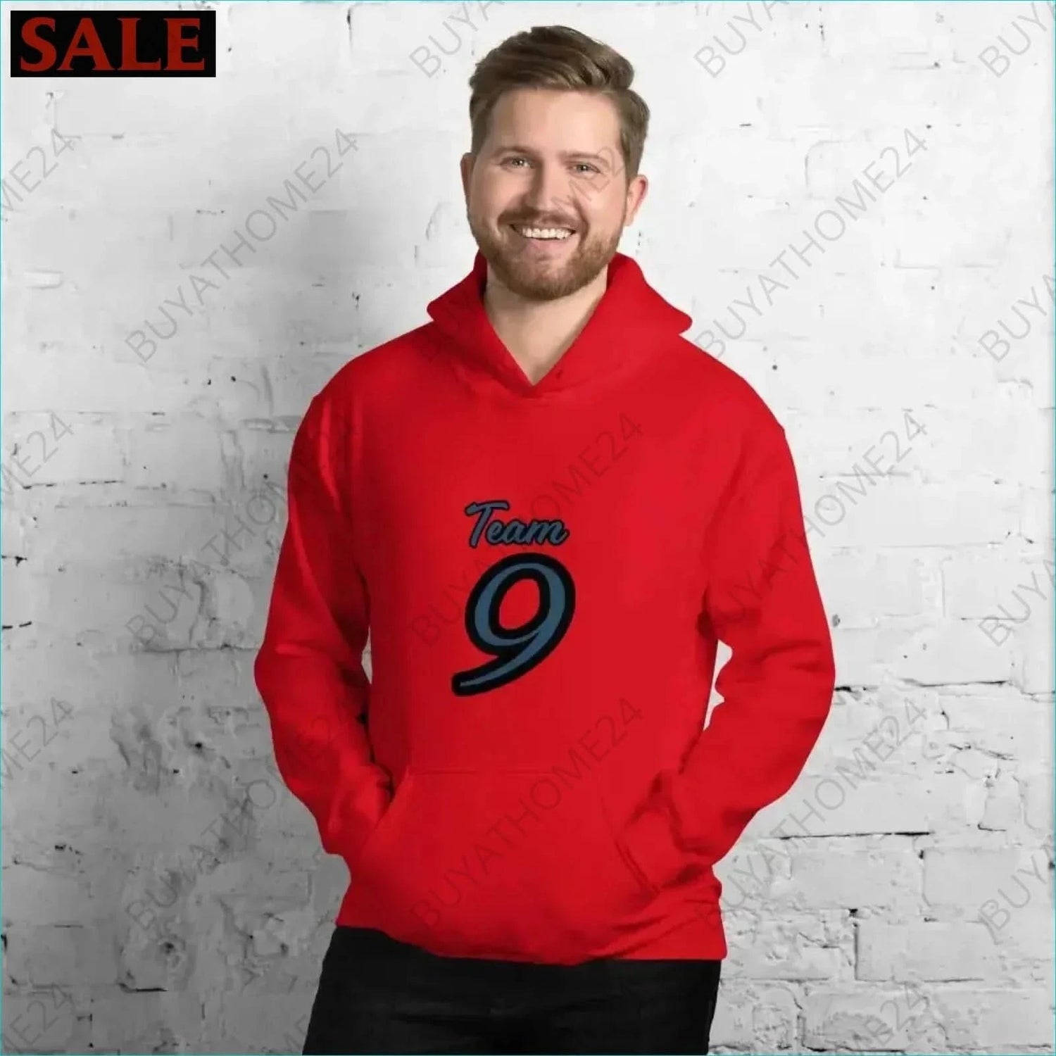 Herren Hoodie S-5XL - BUYATHOME24 - Hoodiedruck - GERMANY - HERRENMODE, Hoodie