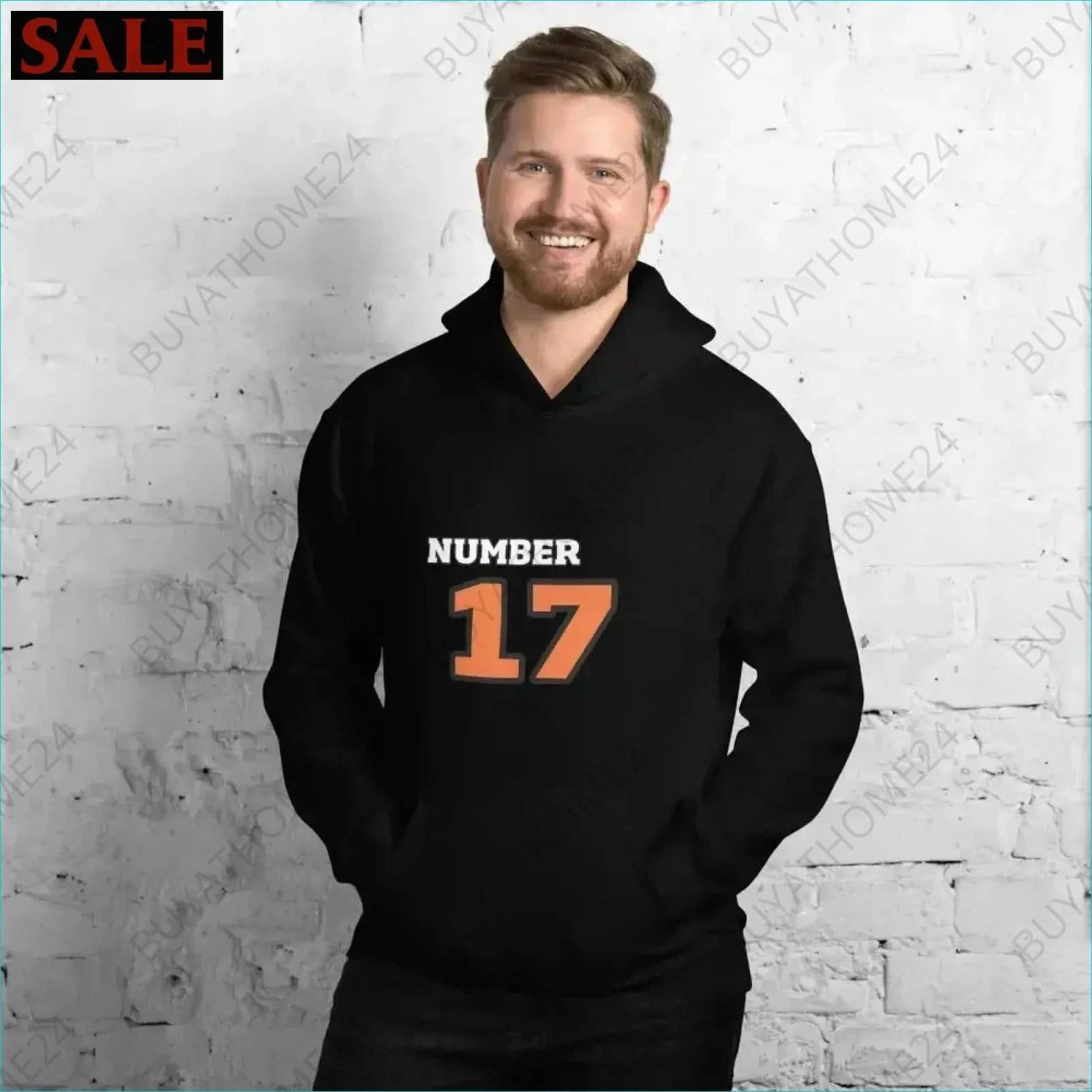 Herren Hoodie S-5XL - BUYATHOME24 - Hoodiedruck - GERMANY - HERRENMODE, Hoodie