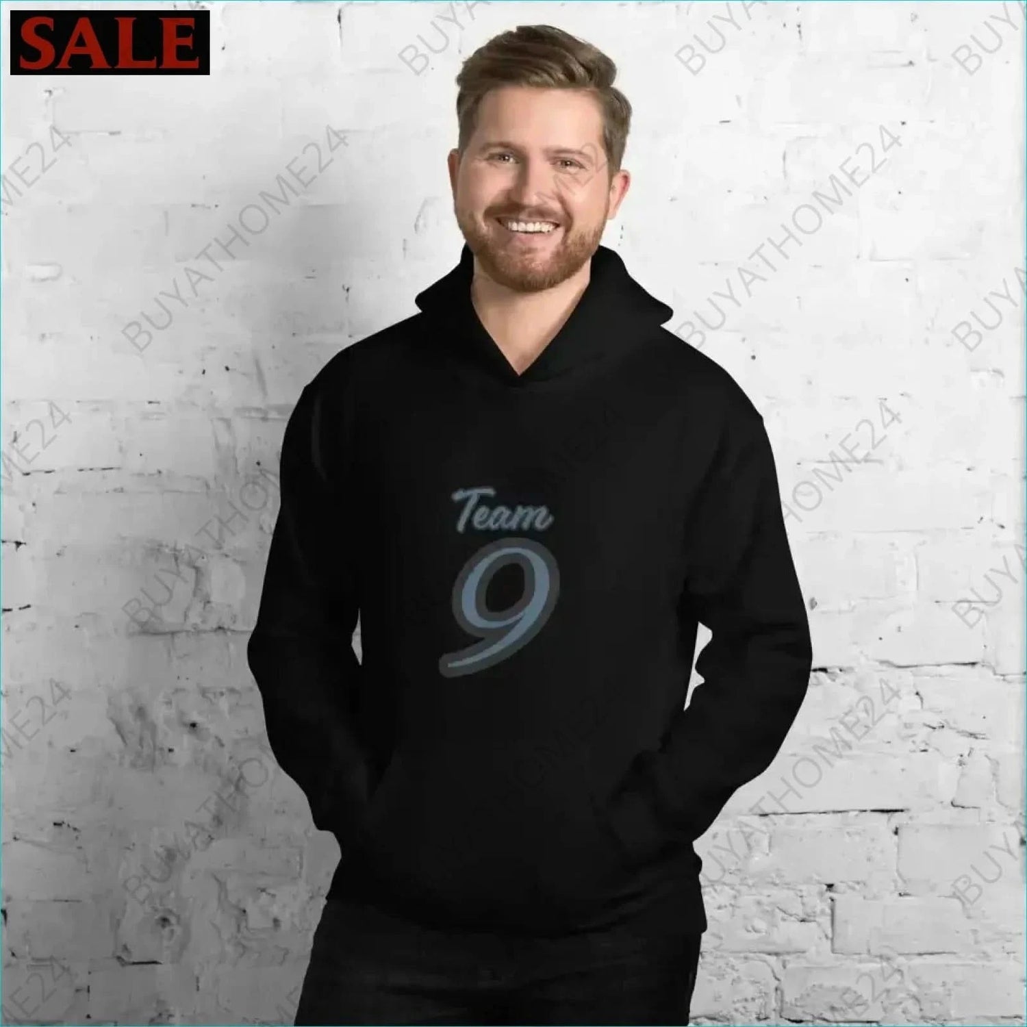 Herren Hoodie S-5XL - BUYATHOME24 - Hoodiedruck - GERMANY - HERRENMODE, Hoodie