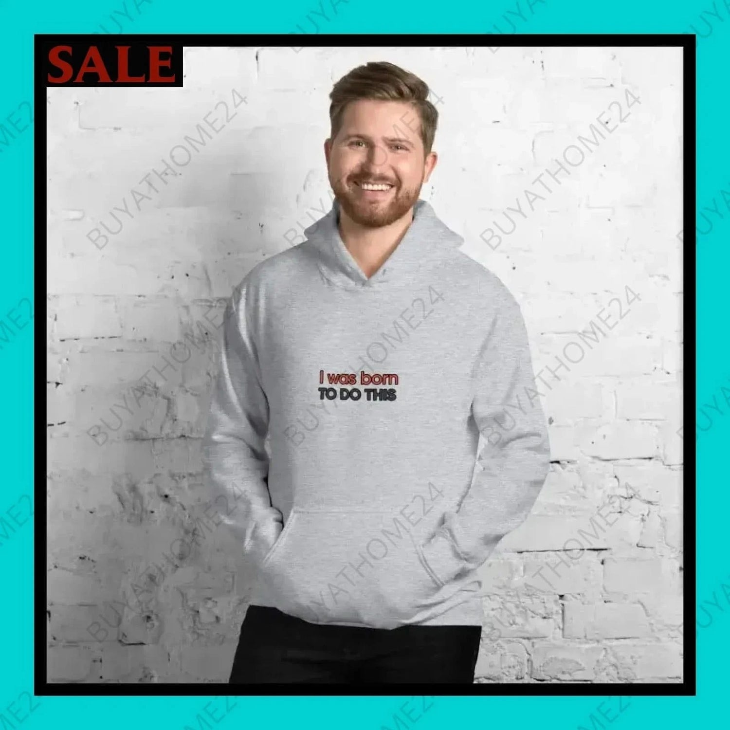 Herren Hoodie S-5XL - BUYATHOME24 - Hoodiedruck - GERMANY - HERRENMODE, Hoodie, YOUR STYLE