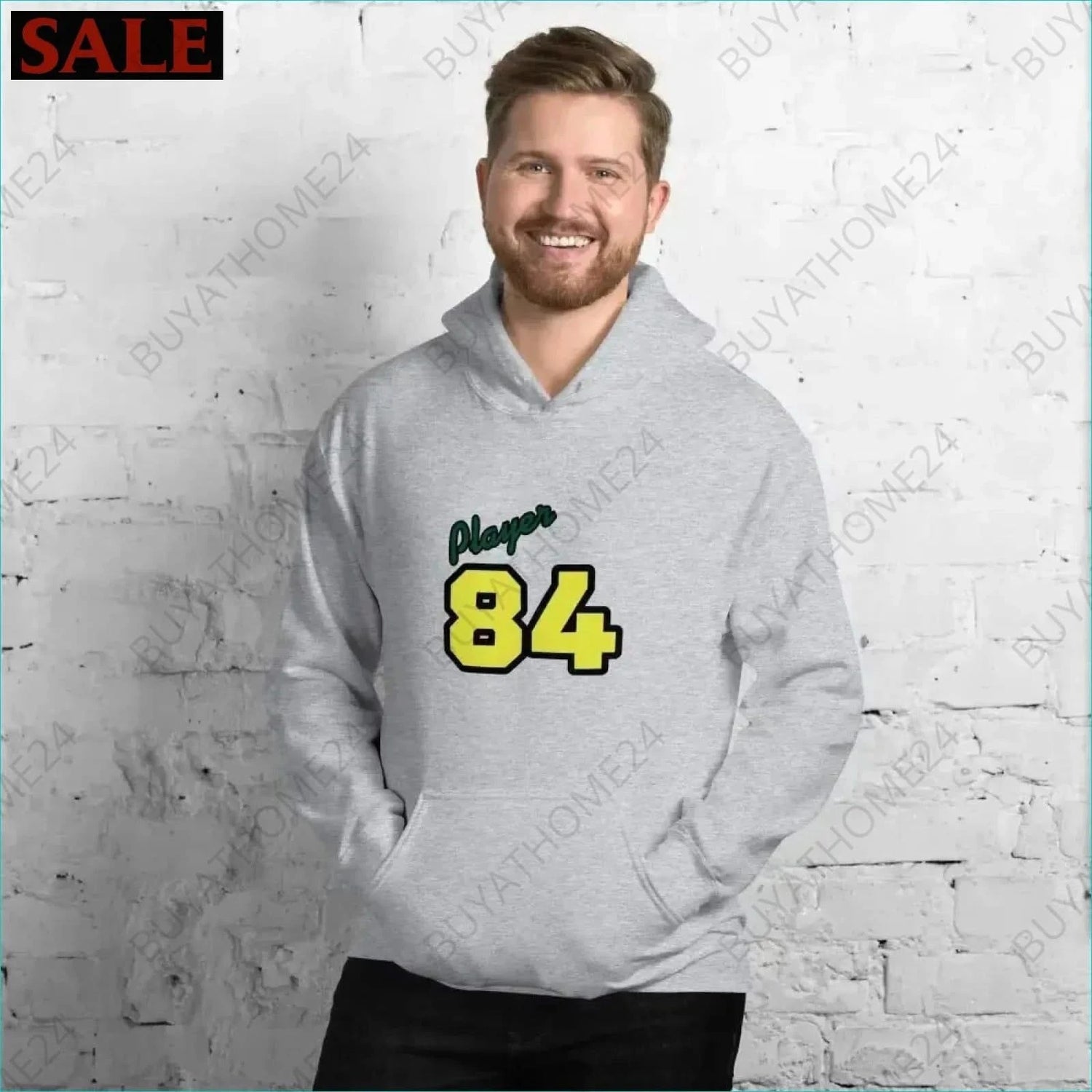 Herren Hoodie S-5XL - BUYATHOME24 - Hoodiedruck - GERMANY - HERRENMODE, Hoodie