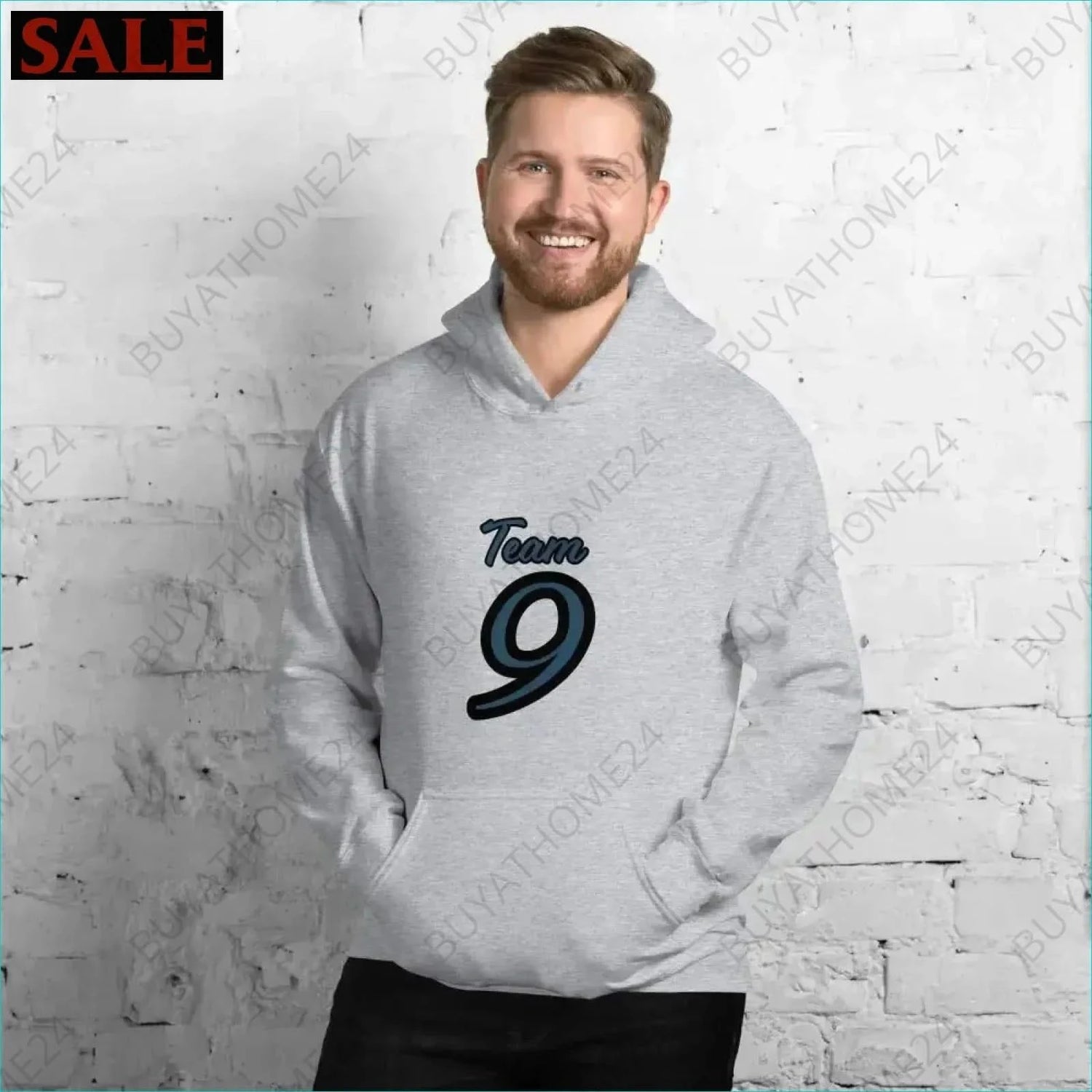 Herren Hoodie S-5XL - BUYATHOME24 - Hoodiedruck - GERMANY - HERRENMODE, Hoodie