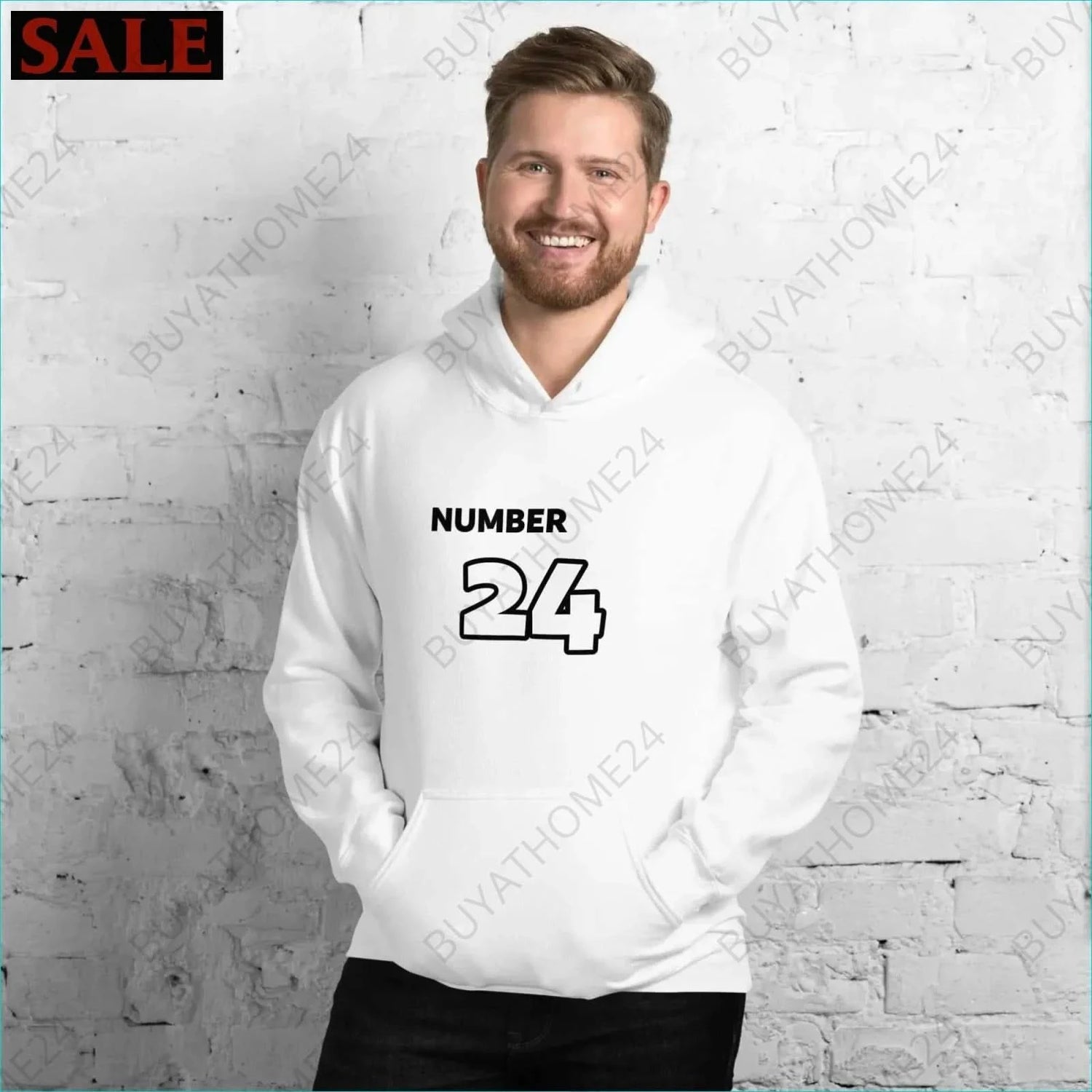 Herren Hoodie S-5XL - BUYATHOME24 - Hoodiedruck - GERMANY - HERRENMODE, Hoodie