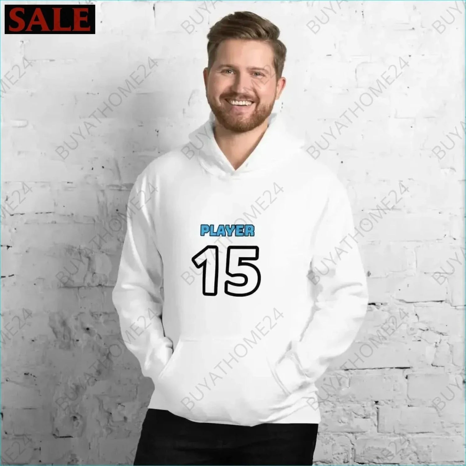 Herren Hoodie S-5XL - BUYATHOME24 - Hoodiedruck - GERMANY - HERRENMODE, Hoodie