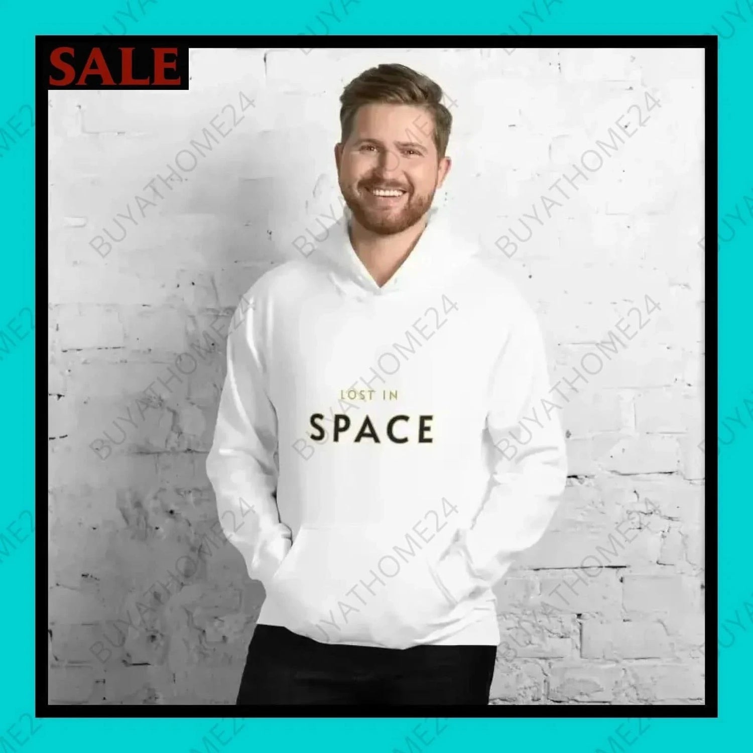 Herren Hoodie S-5XL - BUYATHOME24 - Hoodiedruck - GERMANY - HERRENMODE, Hoodie