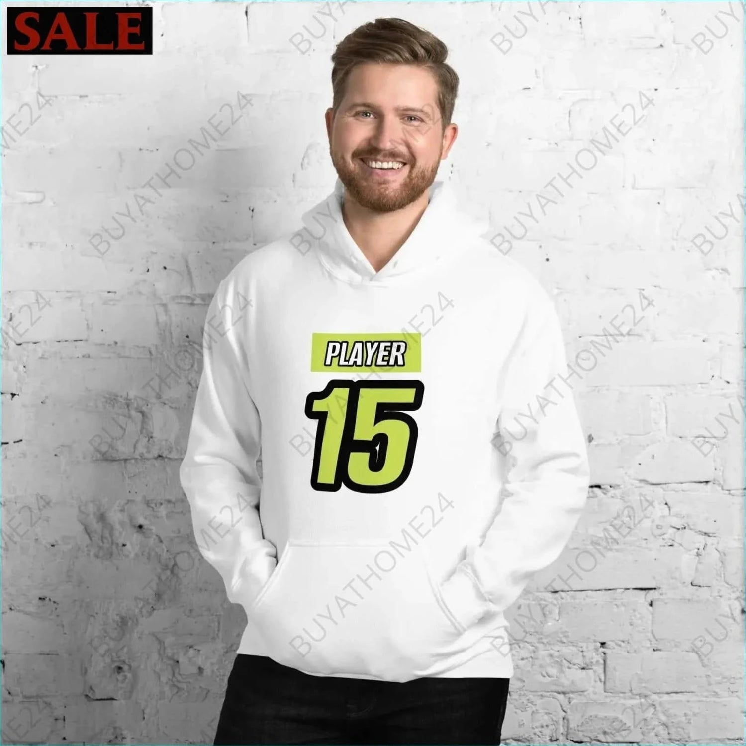 Herren Hoodie S-5XL - BUYATHOME24 - Hoodiedruck - GERMANY - HERRENMODE, Hoodie