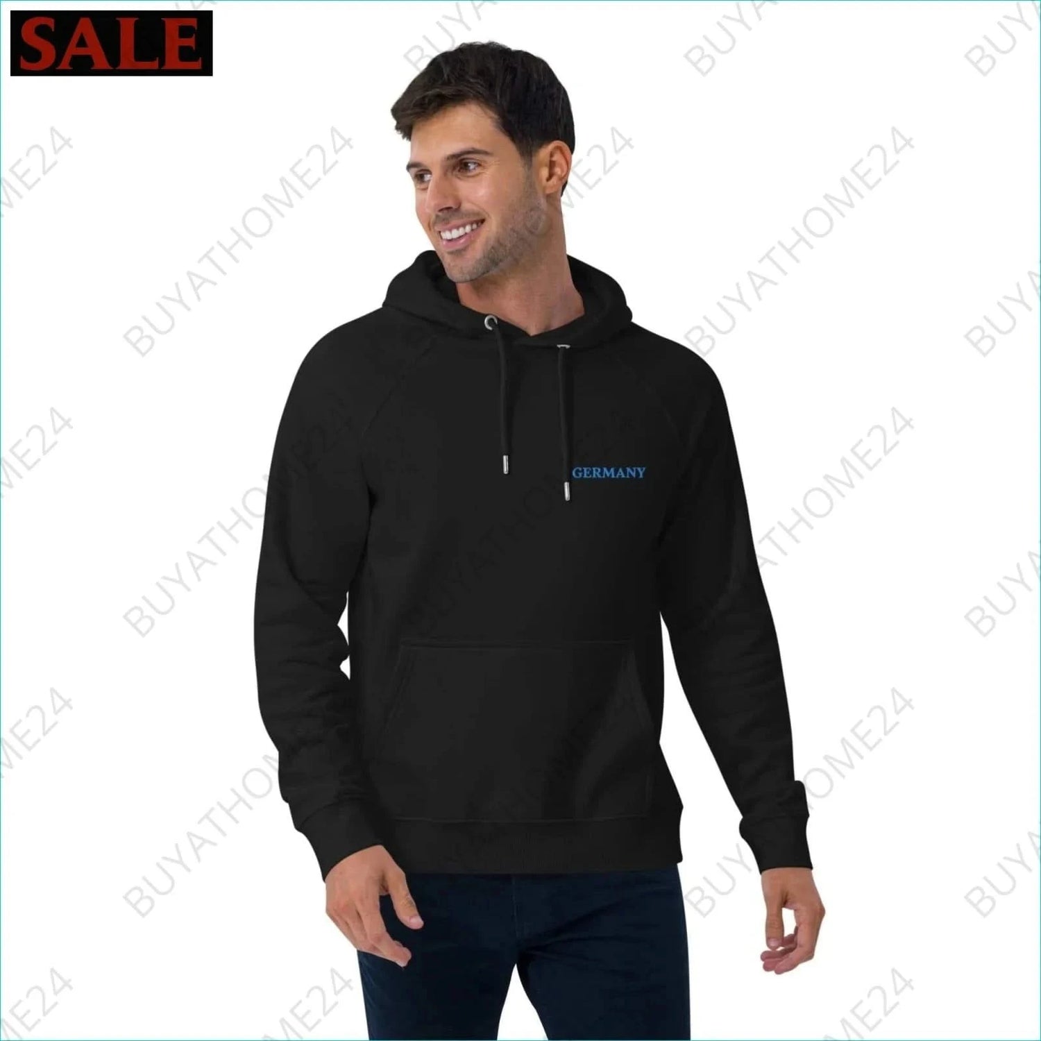 Herren Hoodie XS-3XL - BUYATHOME24 - bestickt - GERMANY - HERRENMODE, Hoodie, YOUR STYLE