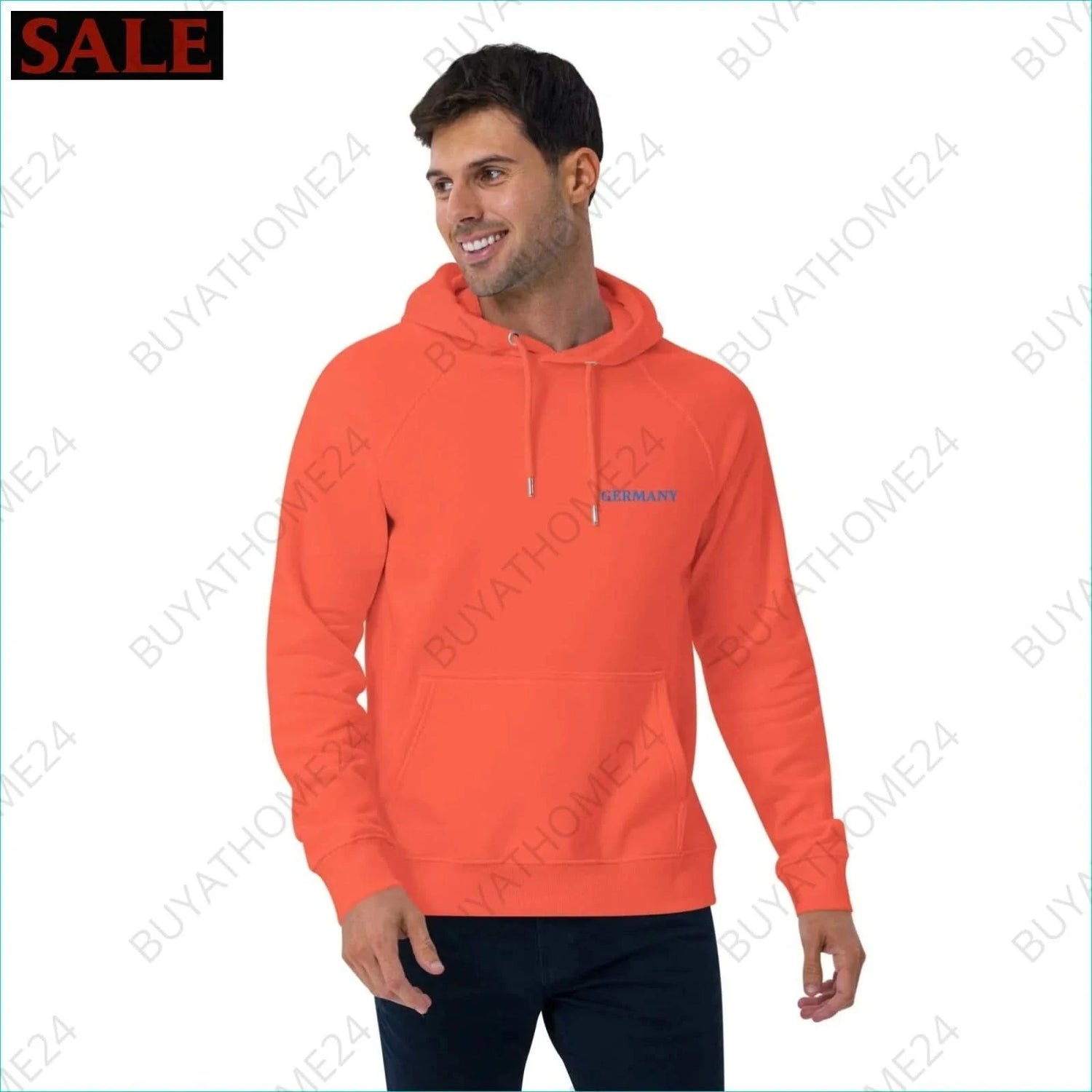 Herren Hoodie XS-3XL - BUYATHOME24 - bestickt - GERMANY - HERRENMODE, Hoodie, YOUR STYLE