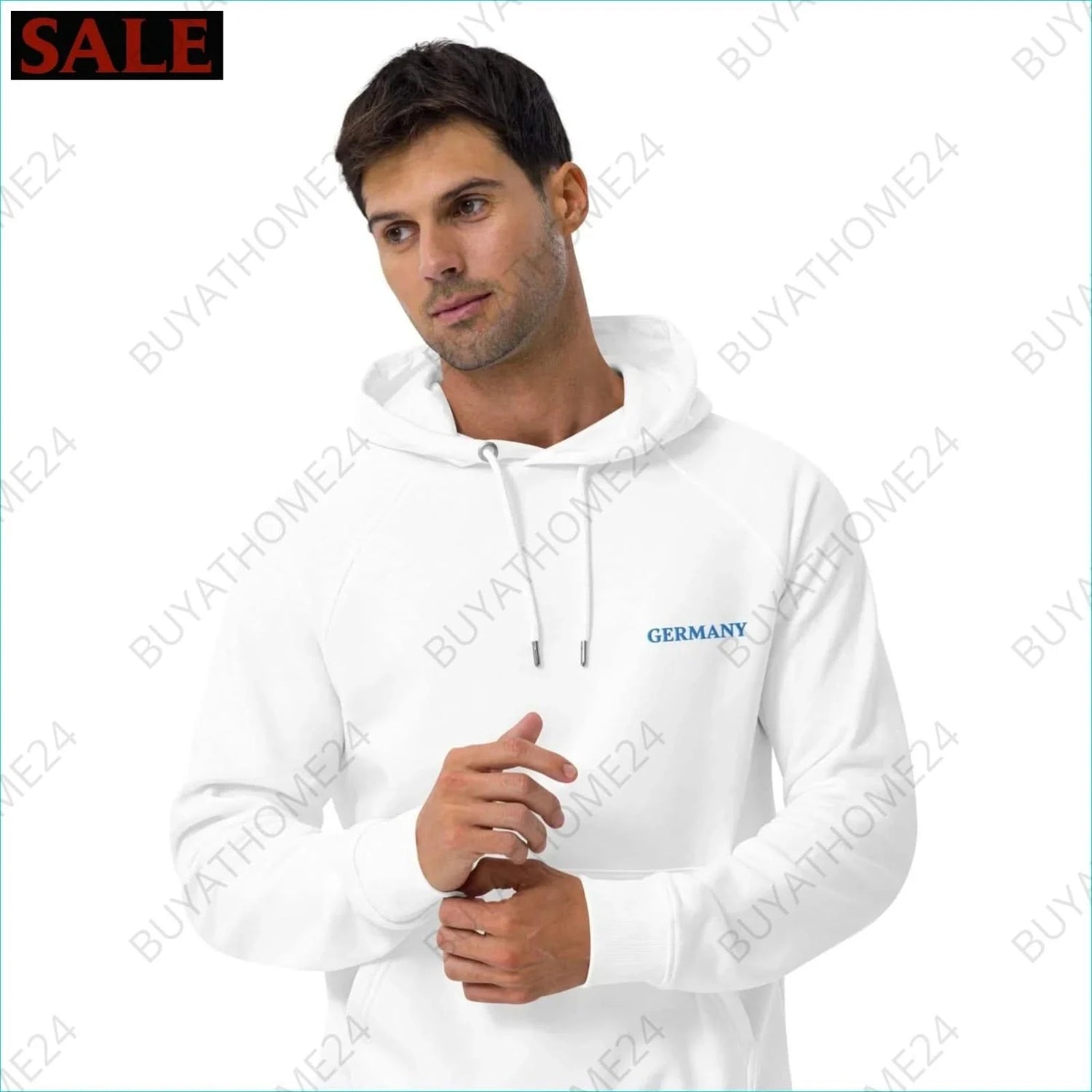 Herren Hoodie XS-3XL - BUYATHOME24 - bestickt - GERMANY - HERRENMODE, Hoodie, YOUR STYLE