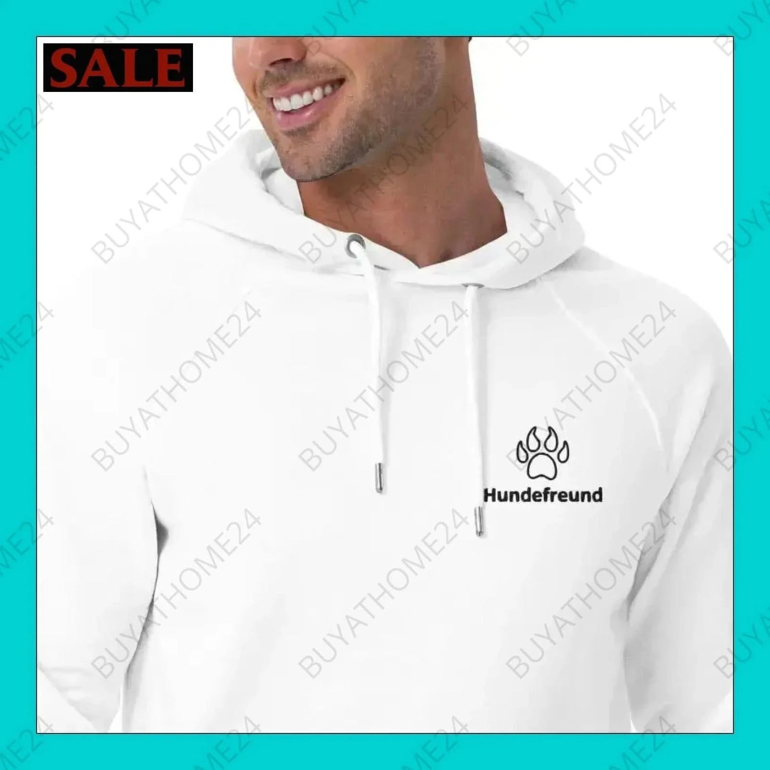 Herren Hoodie XS-3XL - BUYATHOME24 - bestickt - GERMANY - HERRENMODE, Hoodie, YOUR STYLE