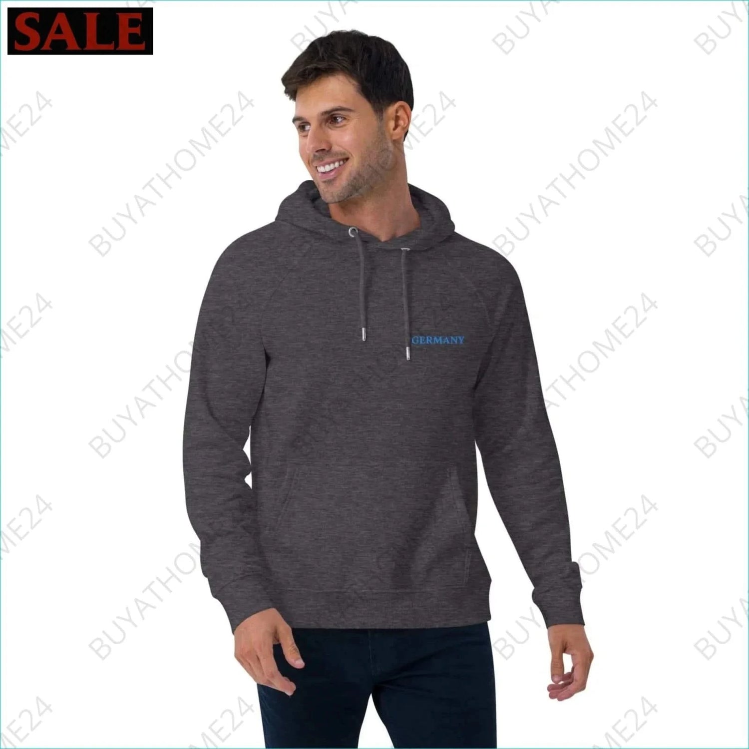 Herren Hoodie XS-3XL - BUYATHOME24 - bestickt - GERMANY - HERRENMODE, Hoodie, YOUR STYLE