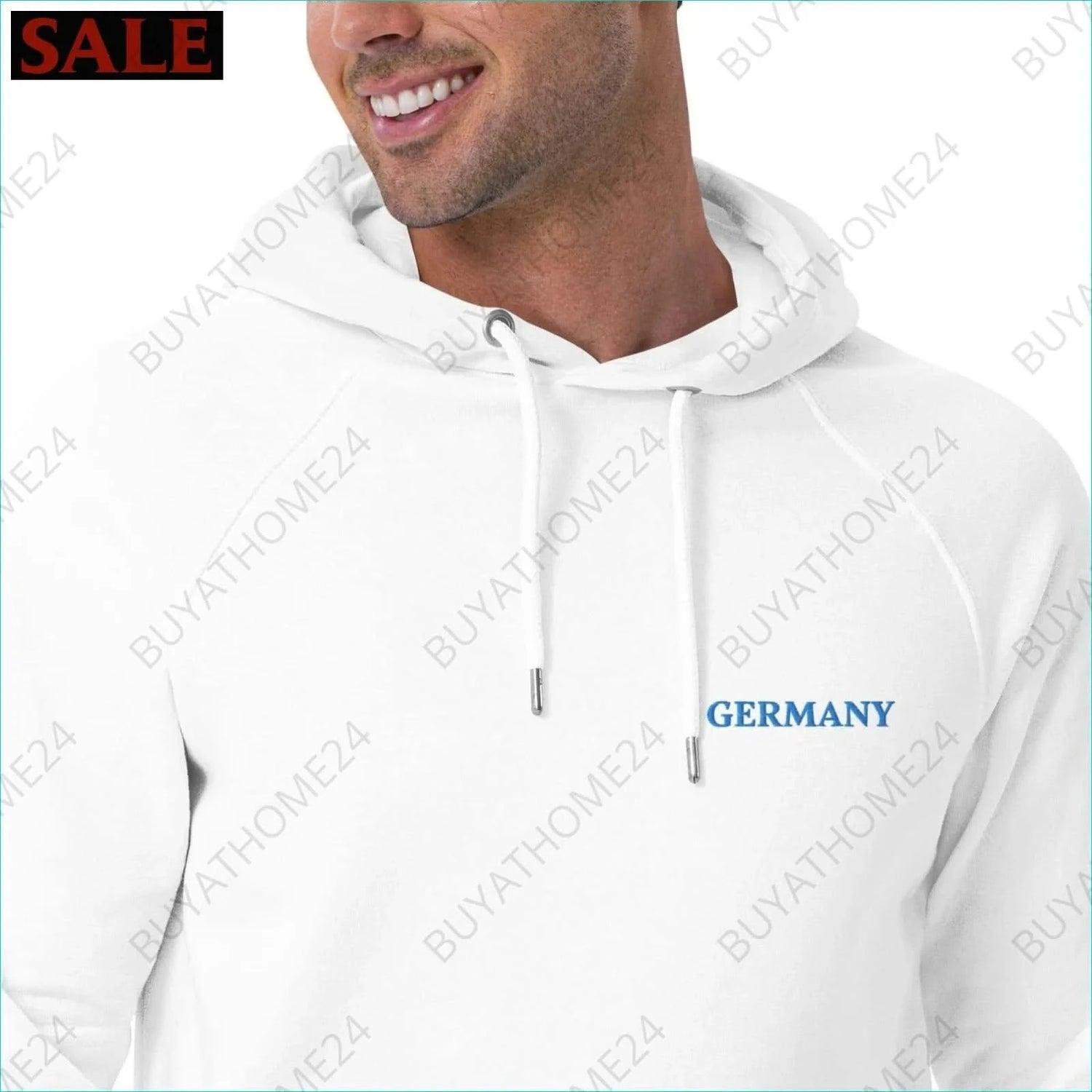 Herren Hoodie XS-3XL - BUYATHOME24 - bestickt - GERMANY - HERRENMODE, Hoodie, YOUR STYLE