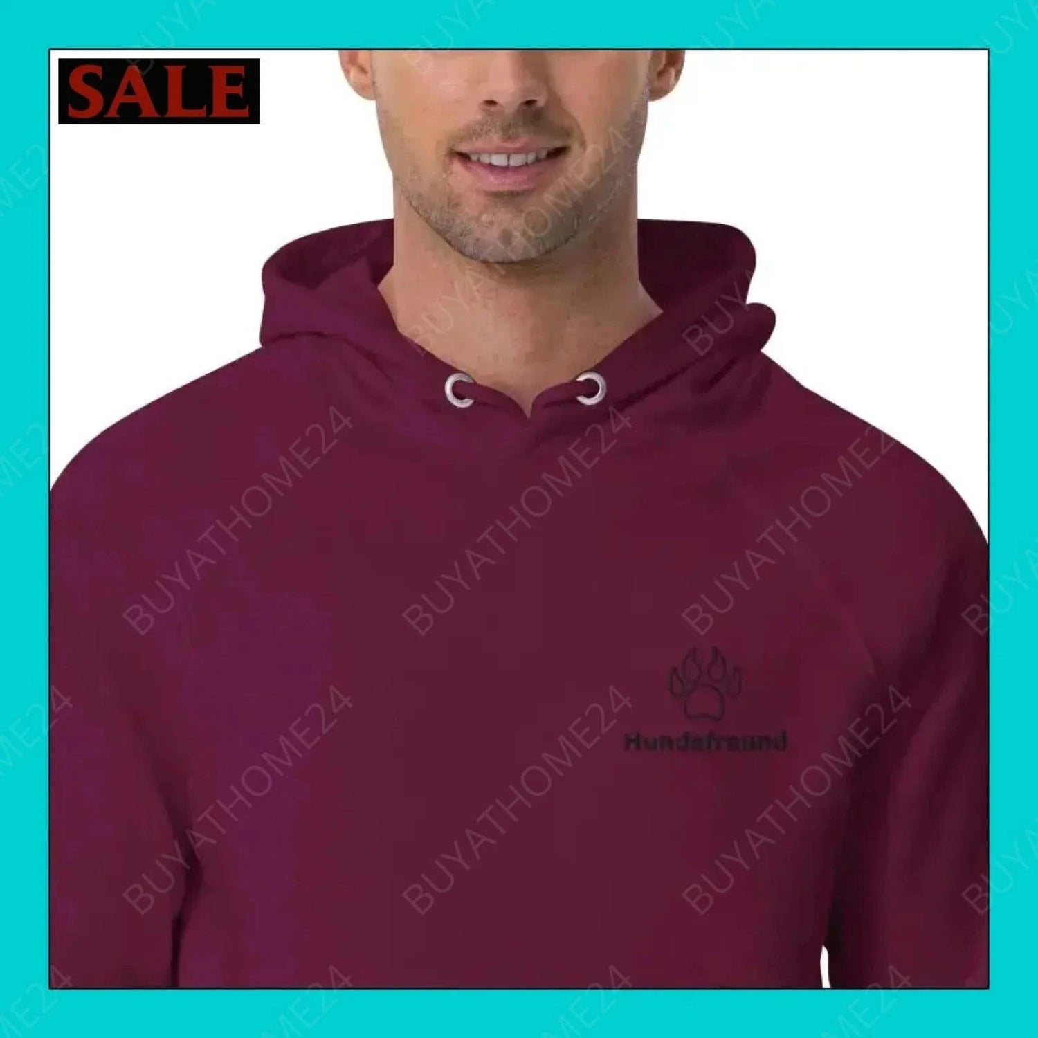 Herren Hoodie XS-3XL - BUYATHOME24 - bestickt - GERMANY - HERRENMODE, Hoodie, YOUR STYLE