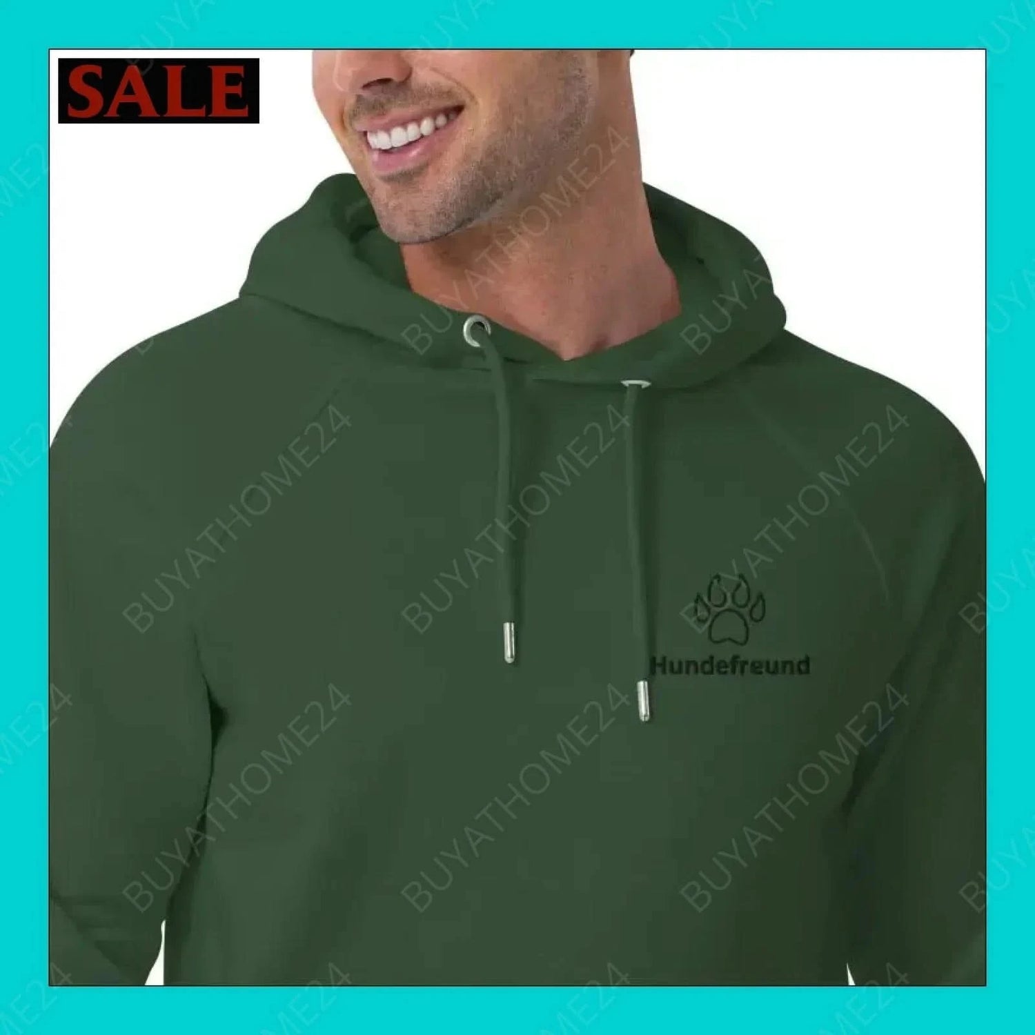 Herren Hoodie XS-3XL - BUYATHOME24 - bestickt - GERMANY - HERRENMODE, Hoodie, YOUR STYLE