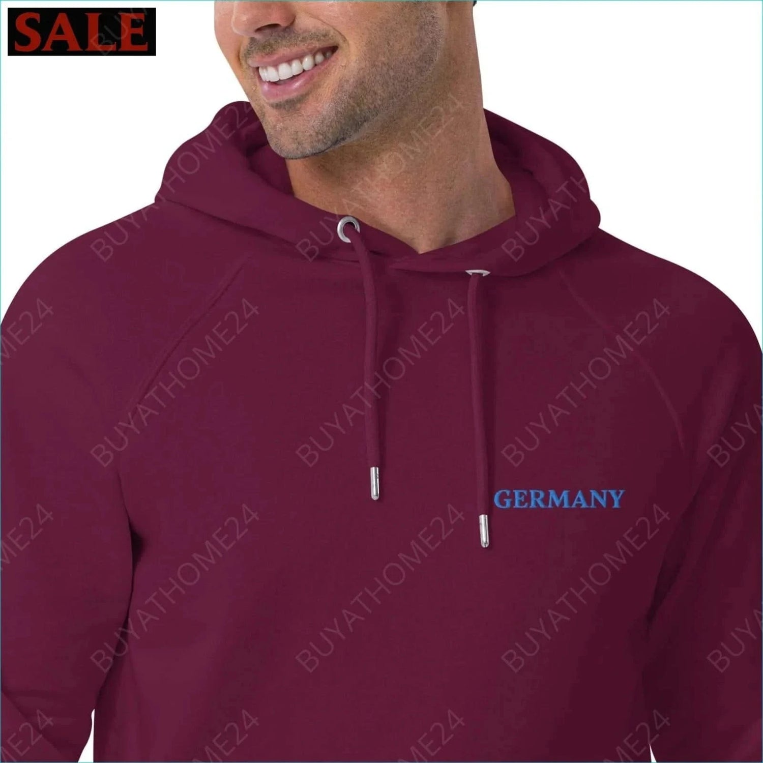 Herren Hoodie XS-3XL - BUYATHOME24 - bestickt - GERMANY - HERRENMODE, Hoodie, YOUR STYLE