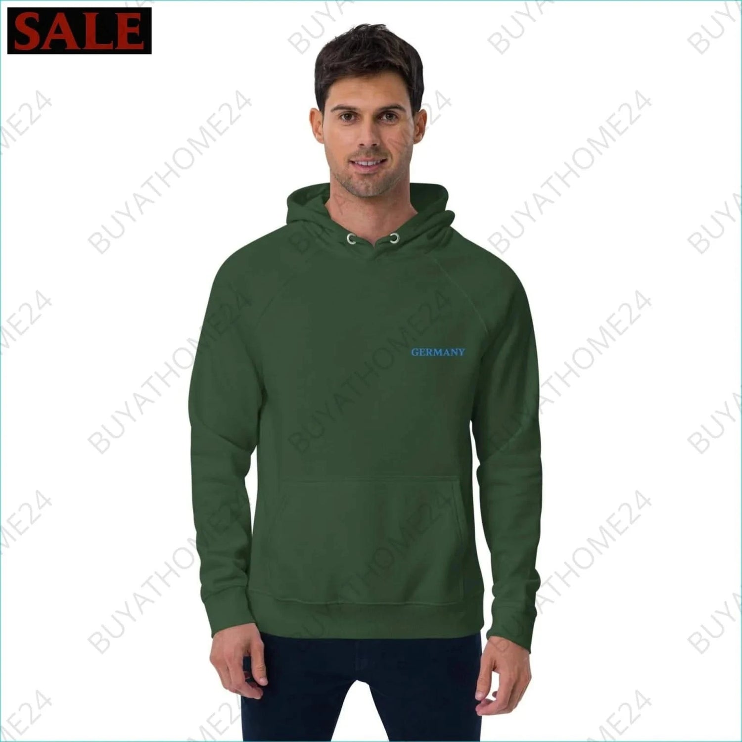 Herren Hoodie XS-3XL - BUYATHOME24 - bestickt - GERMANY - HERRENMODE, Hoodie, YOUR STYLE