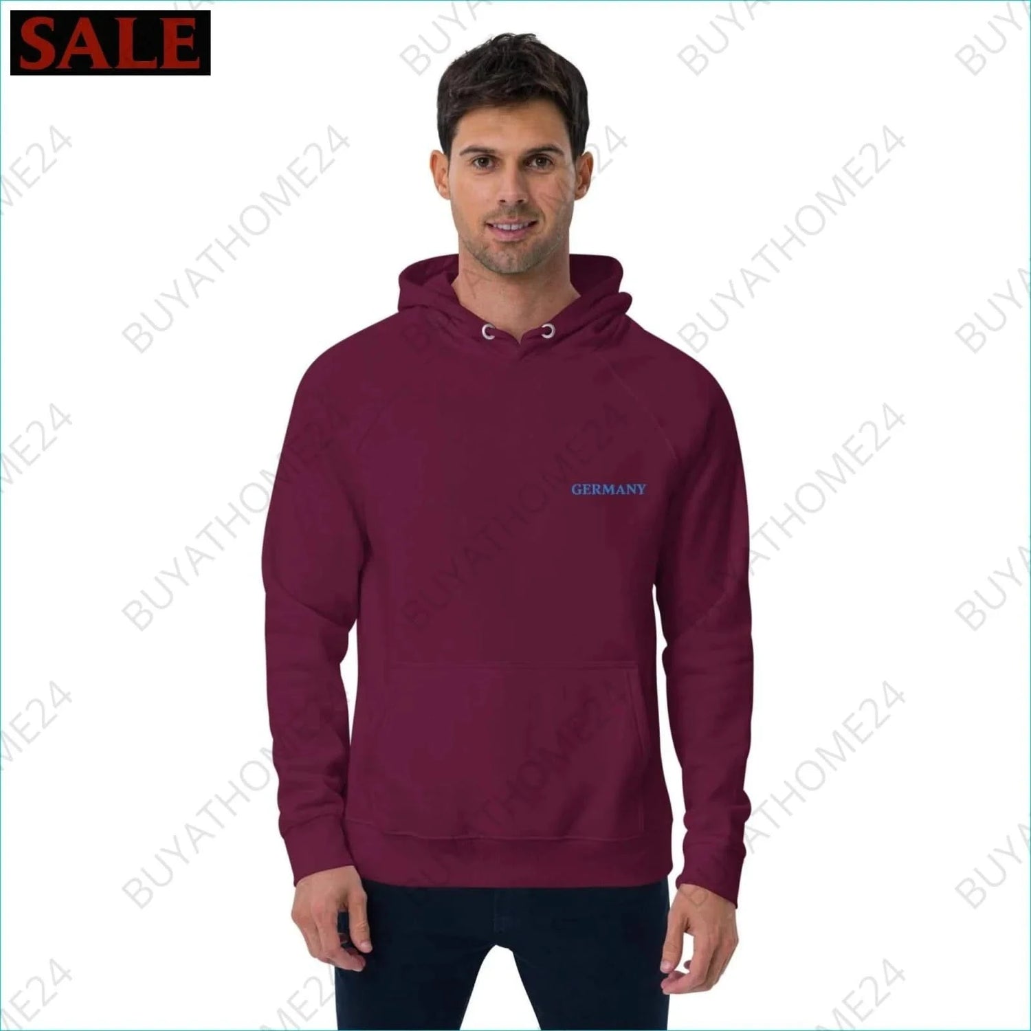 Herren Hoodie XS-3XL - BUYATHOME24 - bestickt - GERMANY - HERRENMODE, Hoodie, YOUR STYLE