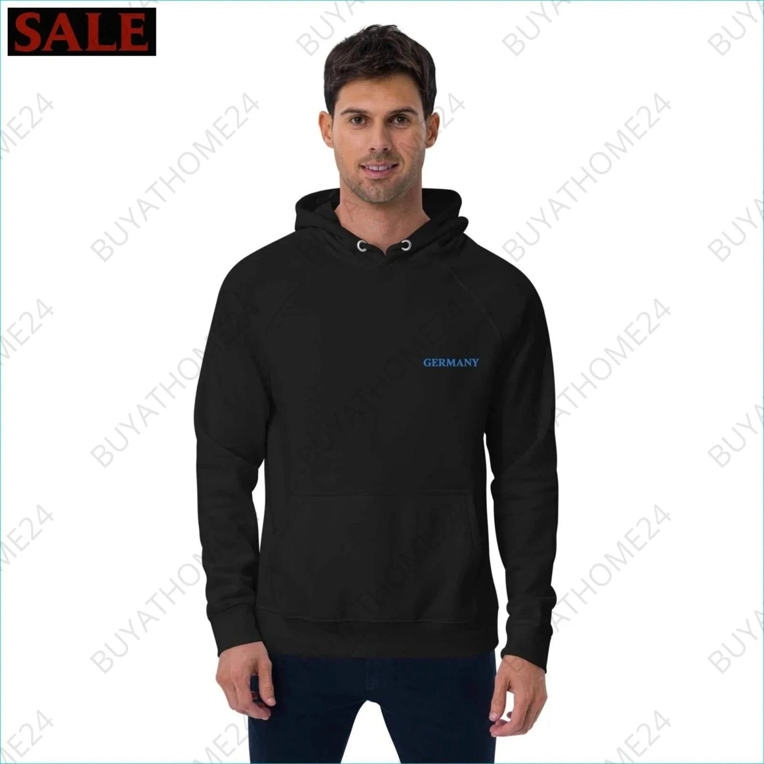 Herren Hoodie XS-3XL - BUYATHOME24 - bestickt - GERMANY - HERRENMODE, Hoodie, YOUR STYLE