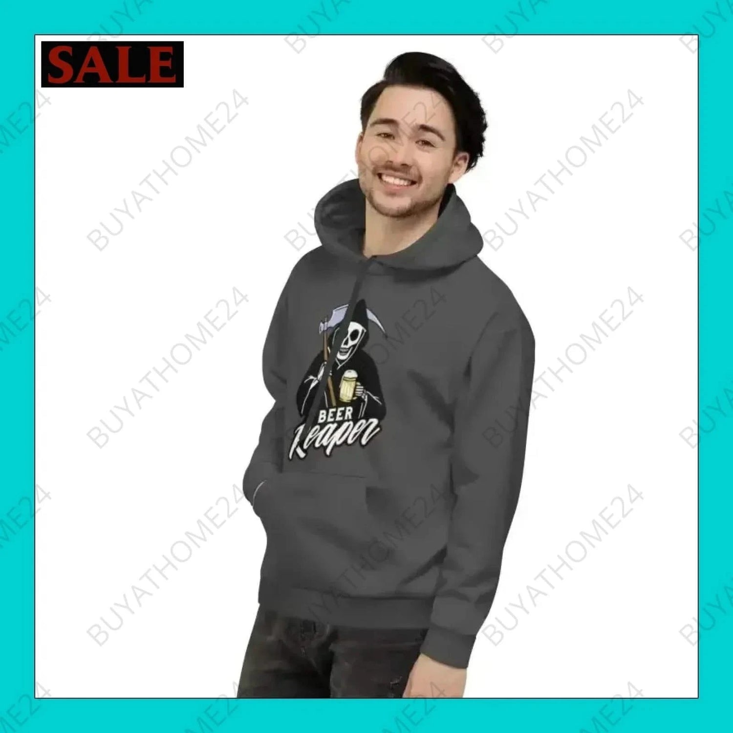 Herren Hoodie XS-3XL - BUYATHOME24 - Hoodiedruck - GERMANY - HALLOWEEN, HERRENMODE, Hoodie