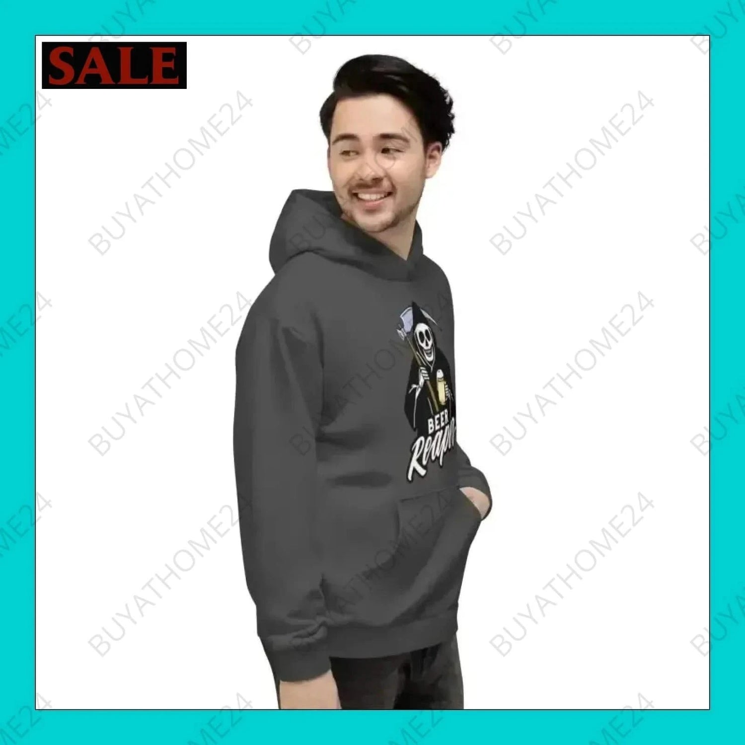 Herren Hoodie XS-3XL - BUYATHOME24 - Hoodiedruck - GERMANY - HALLOWEEN, HERRENMODE, Hoodie