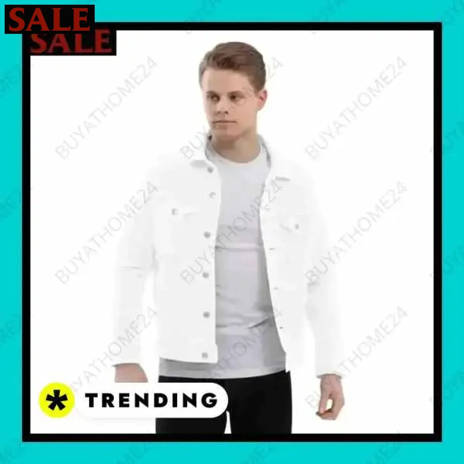 • Denim Jeansjacke I Herren und Damen Jeansjacke S - 2XL  Textildruck BUYATHOME24, T-Shirts BUYATHOME24, Hoodies BUYATHOME24,  Hosen BUYATHOME24, Jacken BUYATHOME24, Schuhe BUYATHOME24