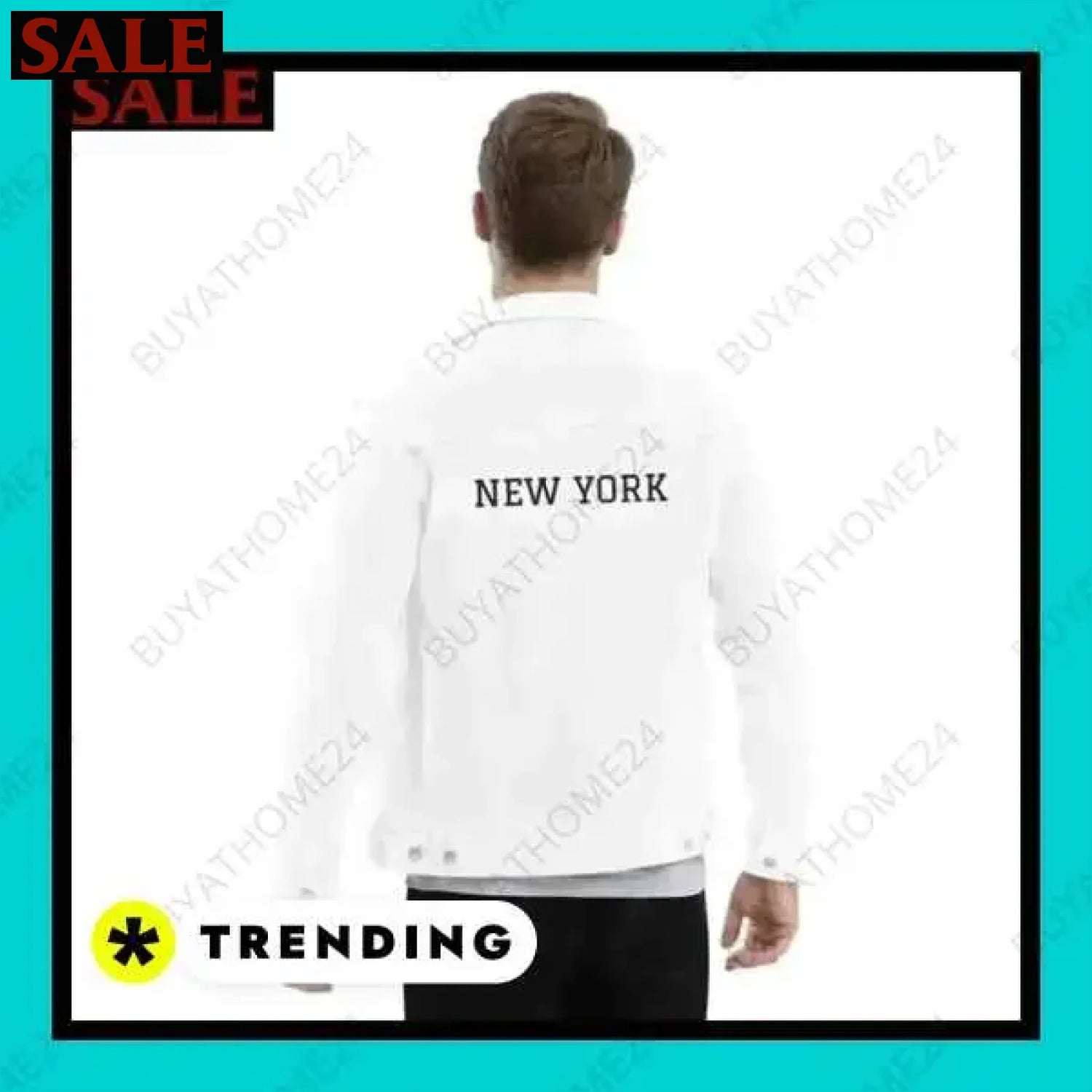 • Denim Jeansjacke I Herren und Damen Jeansjacke S - 2XL  Textildruck BUYATHOME24, T-Shirts BUYATHOME24, Hoodies BUYATHOME24,  Hosen BUYATHOME24, Jacken BUYATHOME24, Schuhe BUYATHOME24