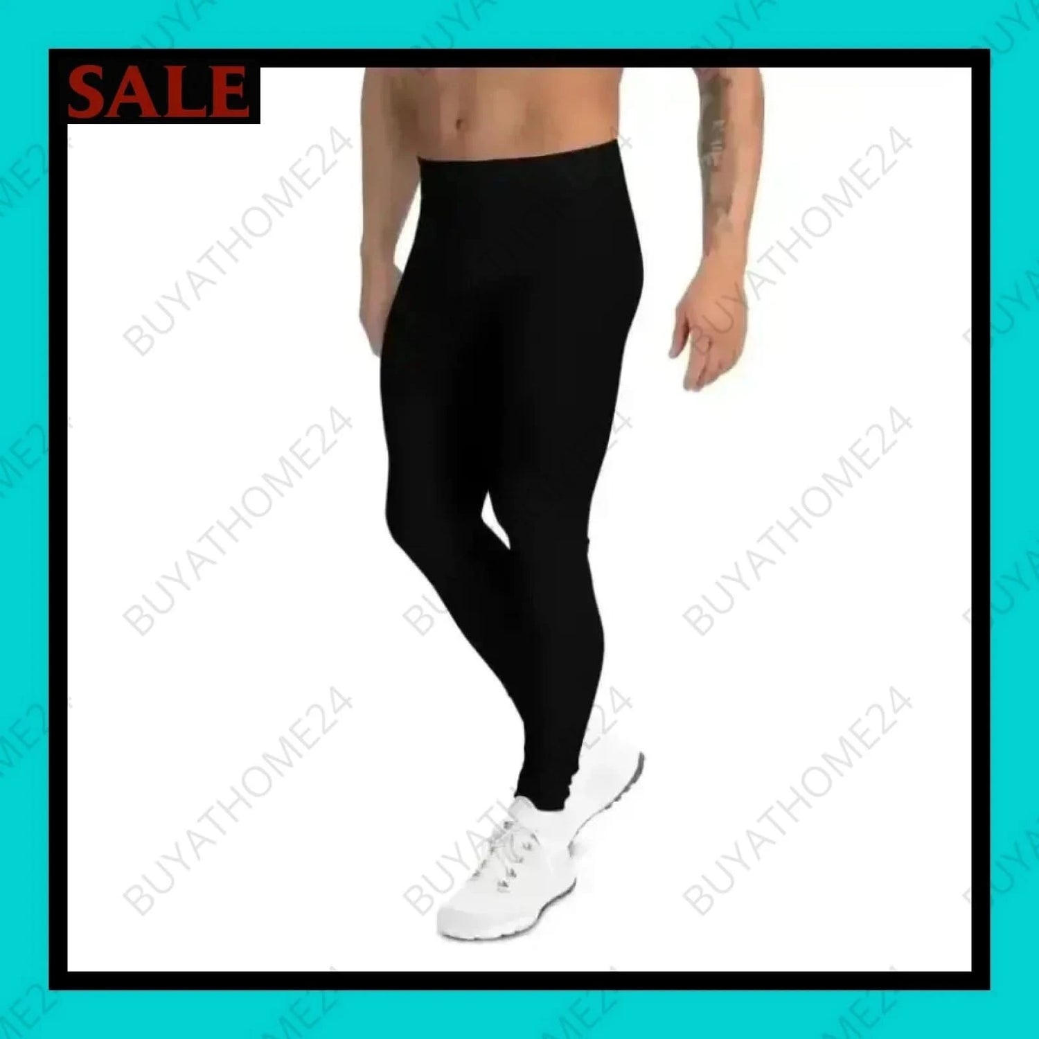 Herren Leggings XS-3XL - BUYATHOME24 - Textildruck - GERMANY - HERRENMODE, Leggings