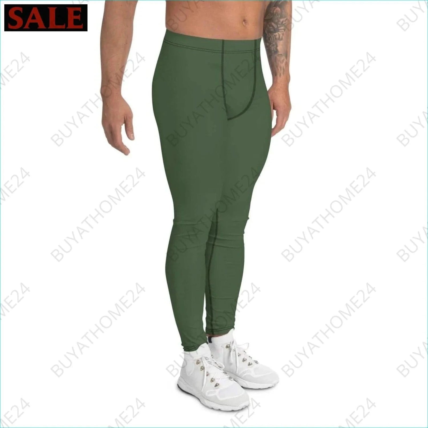 Herren Leggings XS-3XL - BUYATHOME24 - Textildruck - GERMANY - HERRENMODE, Leggings