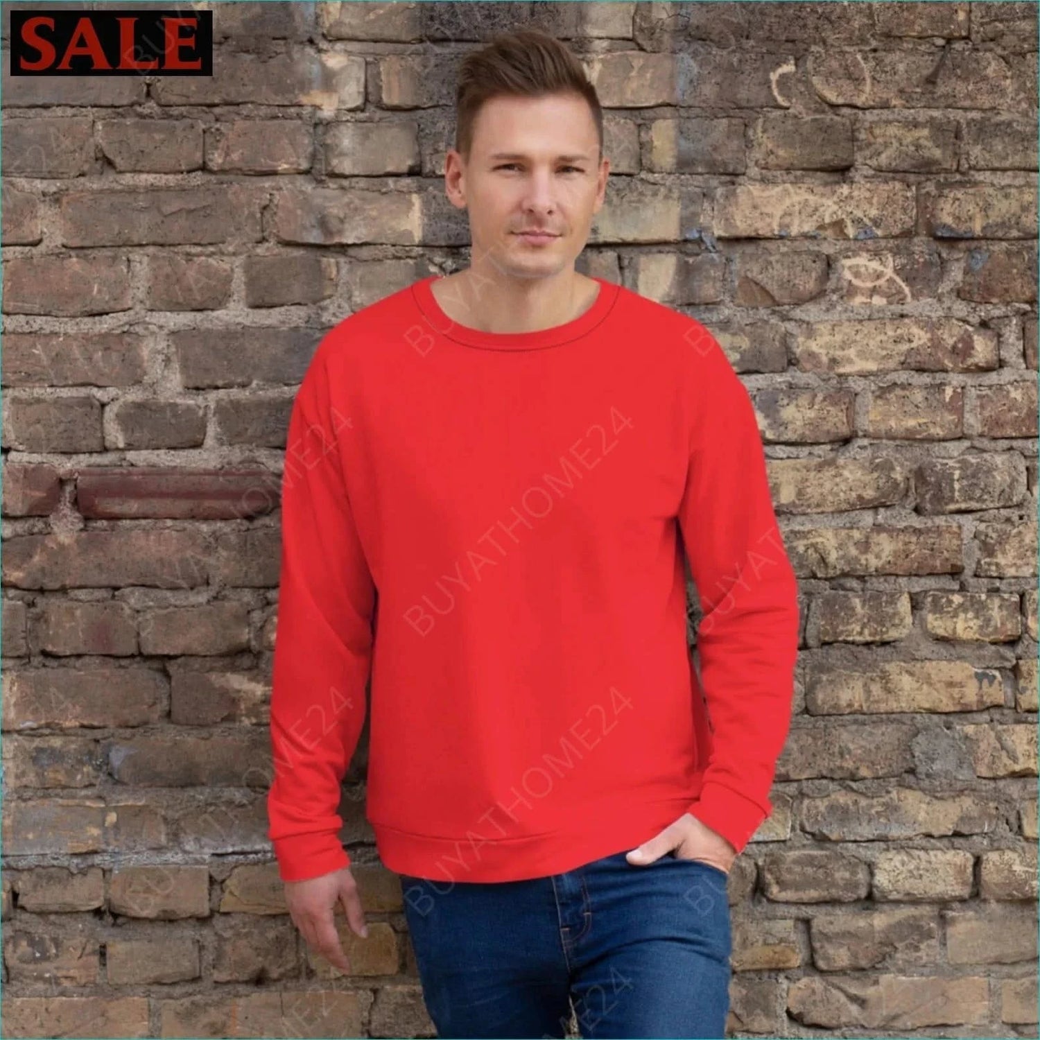 Herren Pullover XS-3XL - BUYATHOME24 - Textildruck - GERMANY - HERRENMODE, Pullover