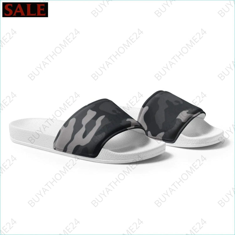 Herren Schlappen 39-47 - BUYATHOME24 - Kunstleder Druck - GERMANY - Schlappen, SCHUHE