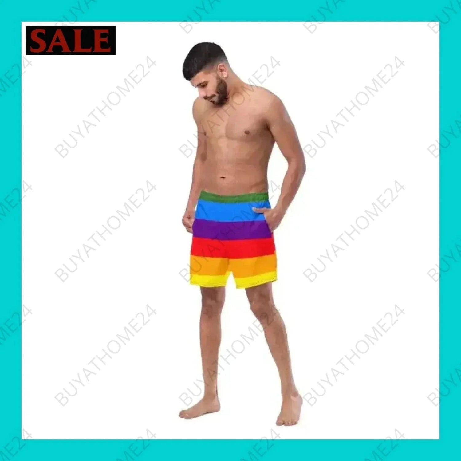 Herren Schwimmhose 2XS-6XL - BUYATHOME24 - Textildruck - GERMANY - HERRENMODE, Schwimmhose