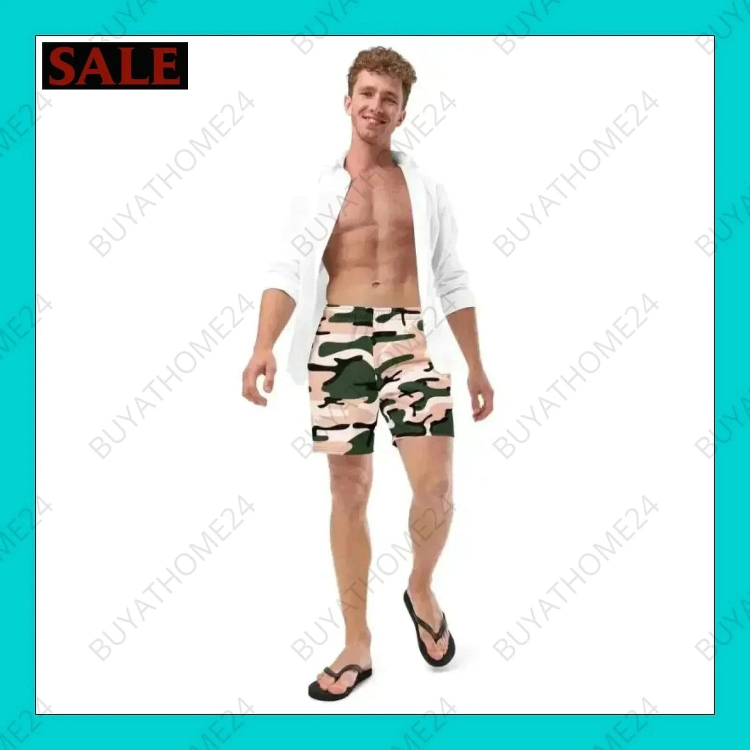 Herren Schwimmhose 2XS-6XL - BUYATHOME24 - Textildruck - GERMANY - HERRENMODE, Schwimmhose