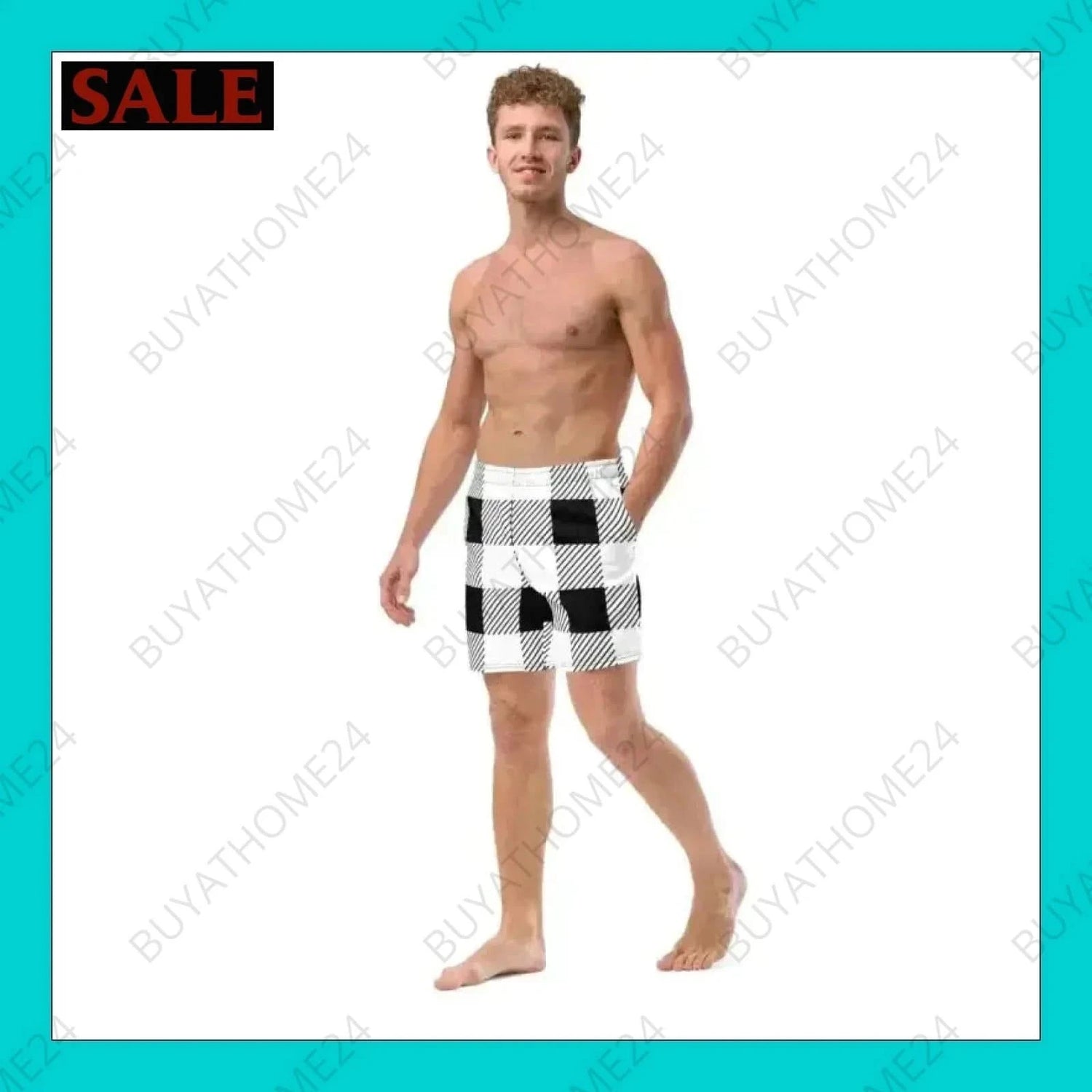 Herren Schwimmhose 2XS-6XL - BUYATHOME24 - Textildruck - GERMANY - HERRENMODE, Schwimmhose