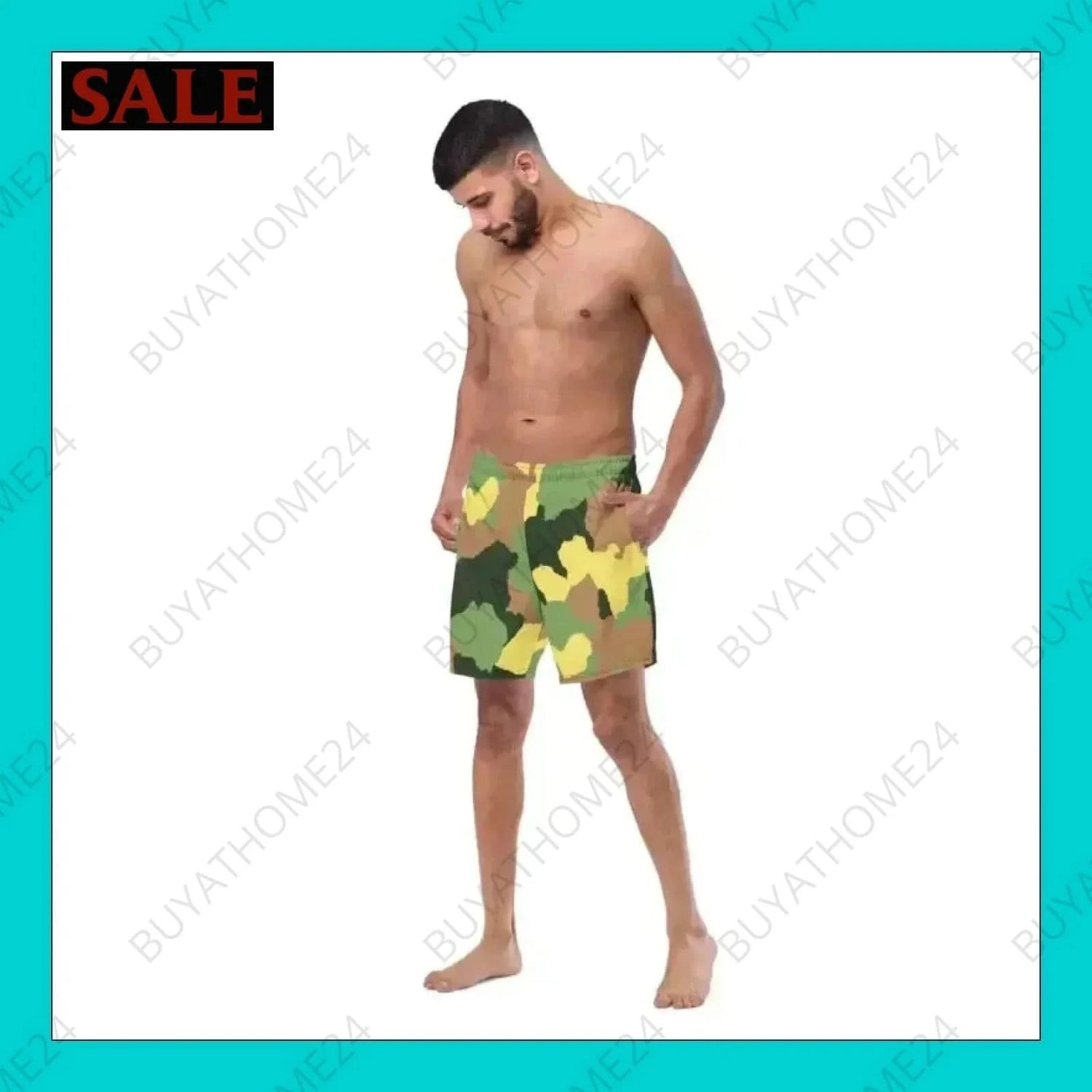 Herren Schwimmhose 2XS-6XL - BUYATHOME24 - Textildruck - GERMANY - HERRENMODE, Schwimmhose