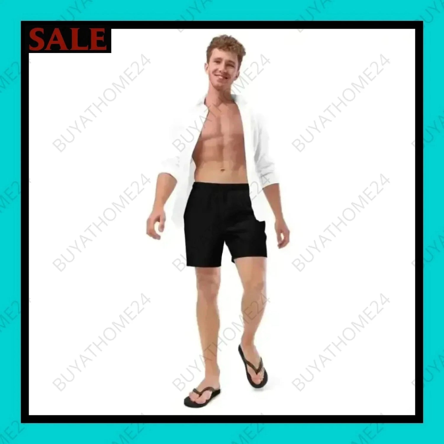 Herren Schwimmhose 2XS-6XL - BUYATHOME24 - Textildruck - GERMANY - HERRENMODE, Schwimmhose