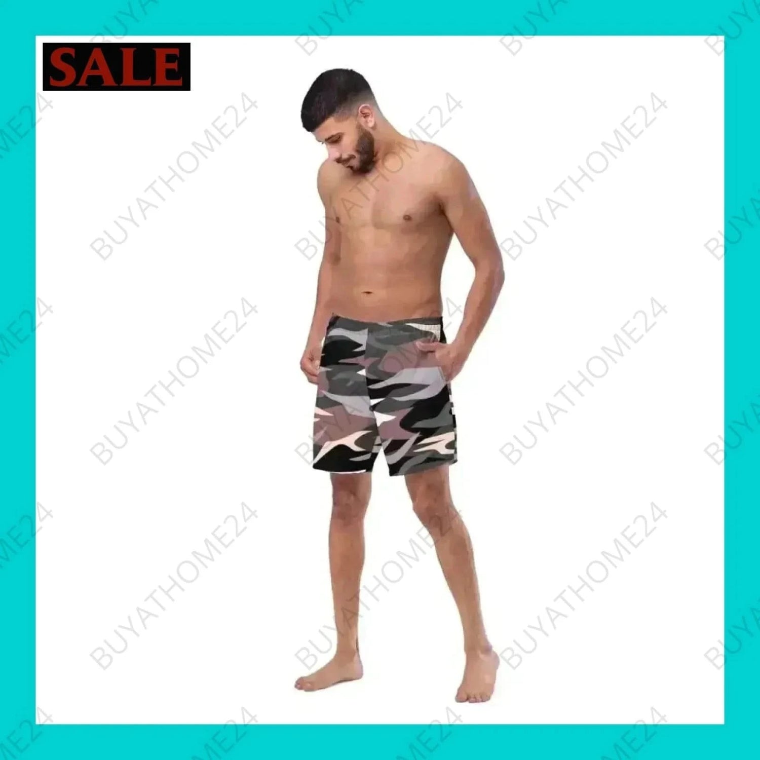 Herren Schwimmhose 2XS-6XL - BUYATHOME24 - Textildruck - GERMANY - HERRENMODE, Schwimmhose