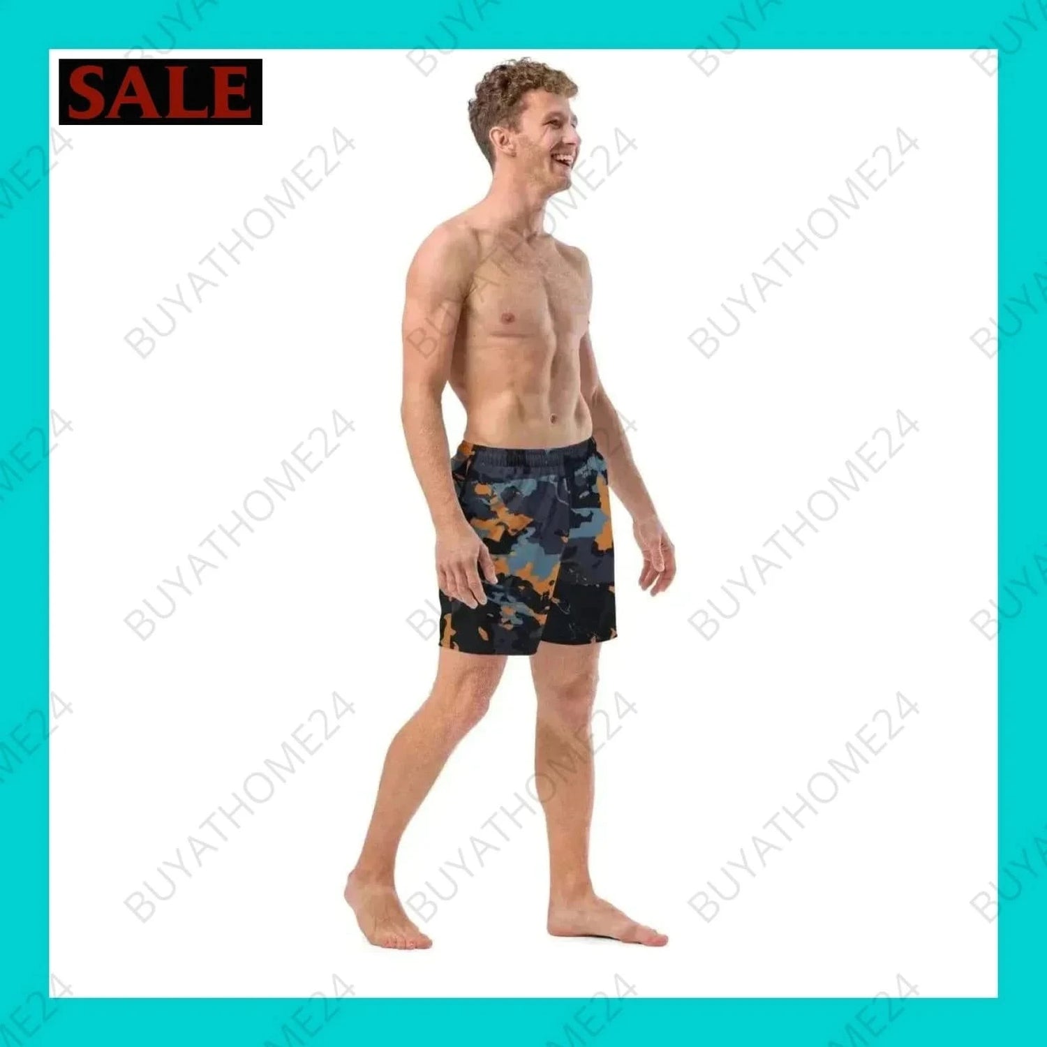 Herren Schwimmhose 2XS-6XL - BUYATHOME24 - Textildruck - GERMANY - HERRENMODE, Schwimmhose