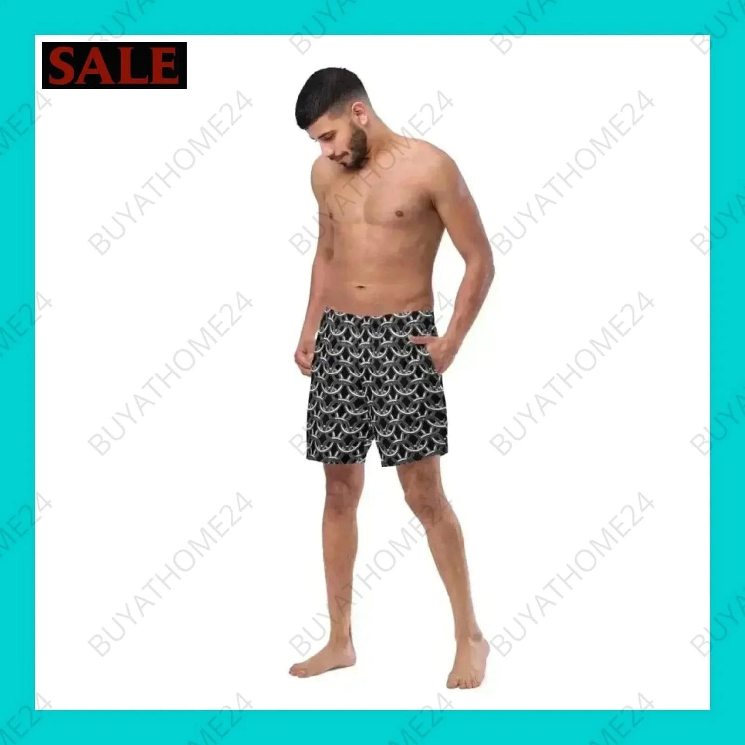 Herren Schwimmhose 2XS-6XL - BUYATHOME24 - Textildruck - GERMANY - HERRENMODE, Schwimmhose