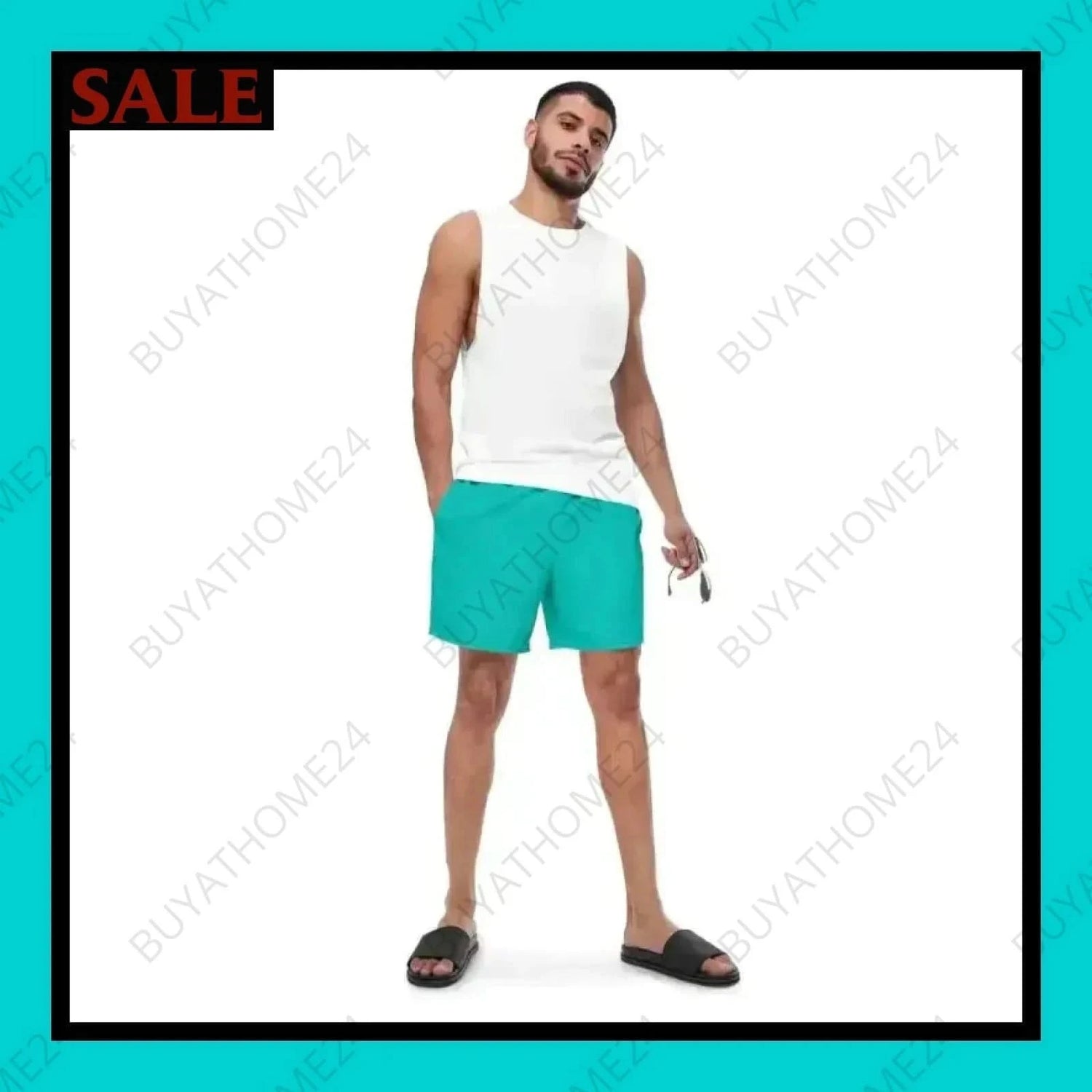 Herren Schwimmhose 2XS-6XL - BUYATHOME24 - Textildruck - GERMANY - HERRENMODE, Schwimmhose