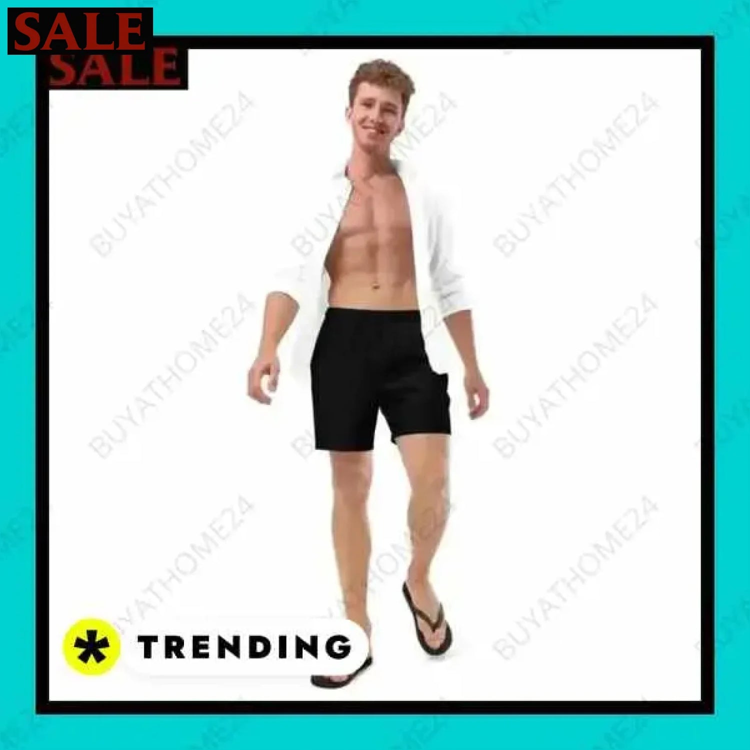 Herren Schwimmhose in 2XS bis 6XL für jeden Stil  Textildruck BUYATHOME24, T-Shirts BUYATHOME24, Hoodies BUYATHOME24,  Hosen BUYATHOME24, Jacken BUYATHOME24, Schuhe BUYATHOME24