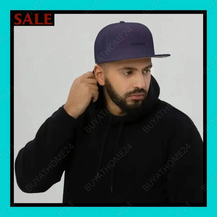 Herren Snapback Cap 55 cm - 60 cm - BUYATHOME24 - bestickt - GERMANY - HERRENMODE, Snapback Cap, YOUR STYLE