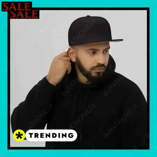Herren Snapback Cap für Damen und Herren mit stylischem Design  Textildruck BUYATHOME24, T-Shirts BUYATHOME24, Hoodies BUYATHOME24,  Hosen BUYATHOME24, Jacken BUYATHOME24, Schuhe BUYATHOME24