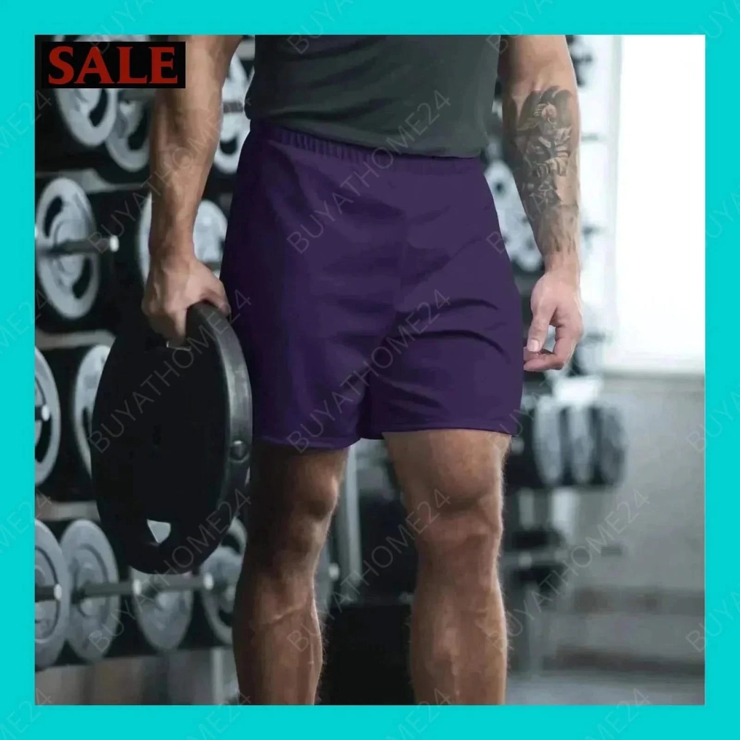 Herren Sport Shorts XS-3XL - BUYATHOME24 - Textildruck - GERMANY - HERRENMODE, Sport Shorts