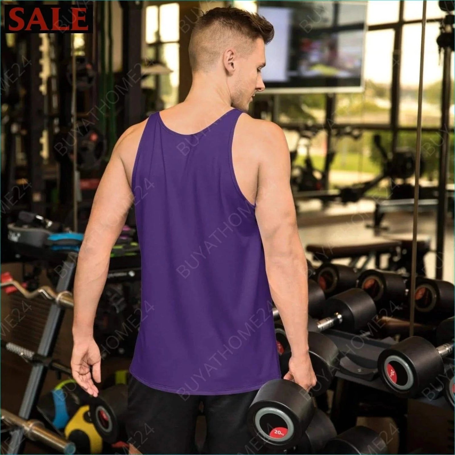 Herren Sport Tank Top XS-2XL - BUYATHOME24 - Textildruck - GERMANY - HERRENMODE, Sport Tank Top