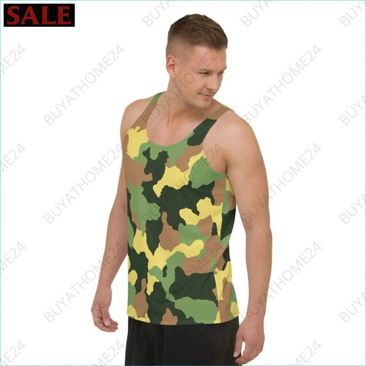 Herren Sport Tank Top XS-2XL - BUYATHOME24 - Textildruck - GERMANY - HERRENMODE, Sport Tank Top