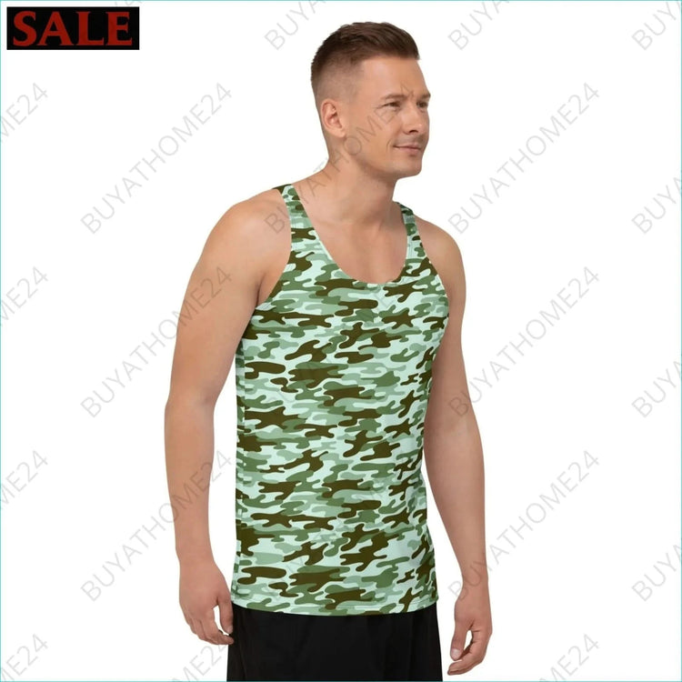 Herren Sport Tank Top XS-2XL - BUYATHOME24 - Textildruck - GERMANY - HERRENMODE, Sport Tank Top