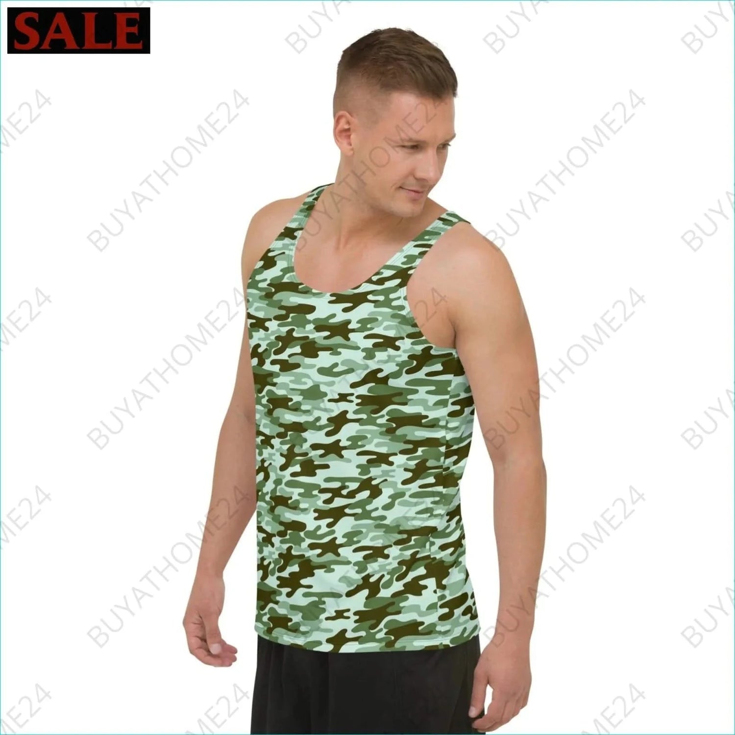 Herren Sport Tank Top XS-2XL - BUYATHOME24 - Textildruck - GERMANY - HERRENMODE, Sport Tank Top