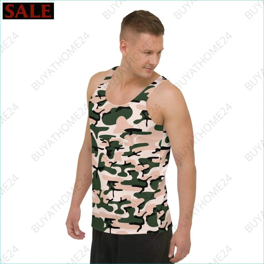 Herren Sport Tank Top XS-2XL - BUYATHOME24 - Textildruck - GERMANY - HERRENMODE, Sport Tank Top