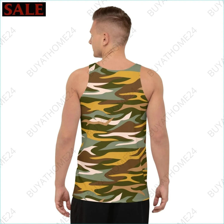 Herren Sport Tank Top XS-2XL - BUYATHOME24 - Textildruck - GERMANY - HERRENMODE, Sport Tank Top